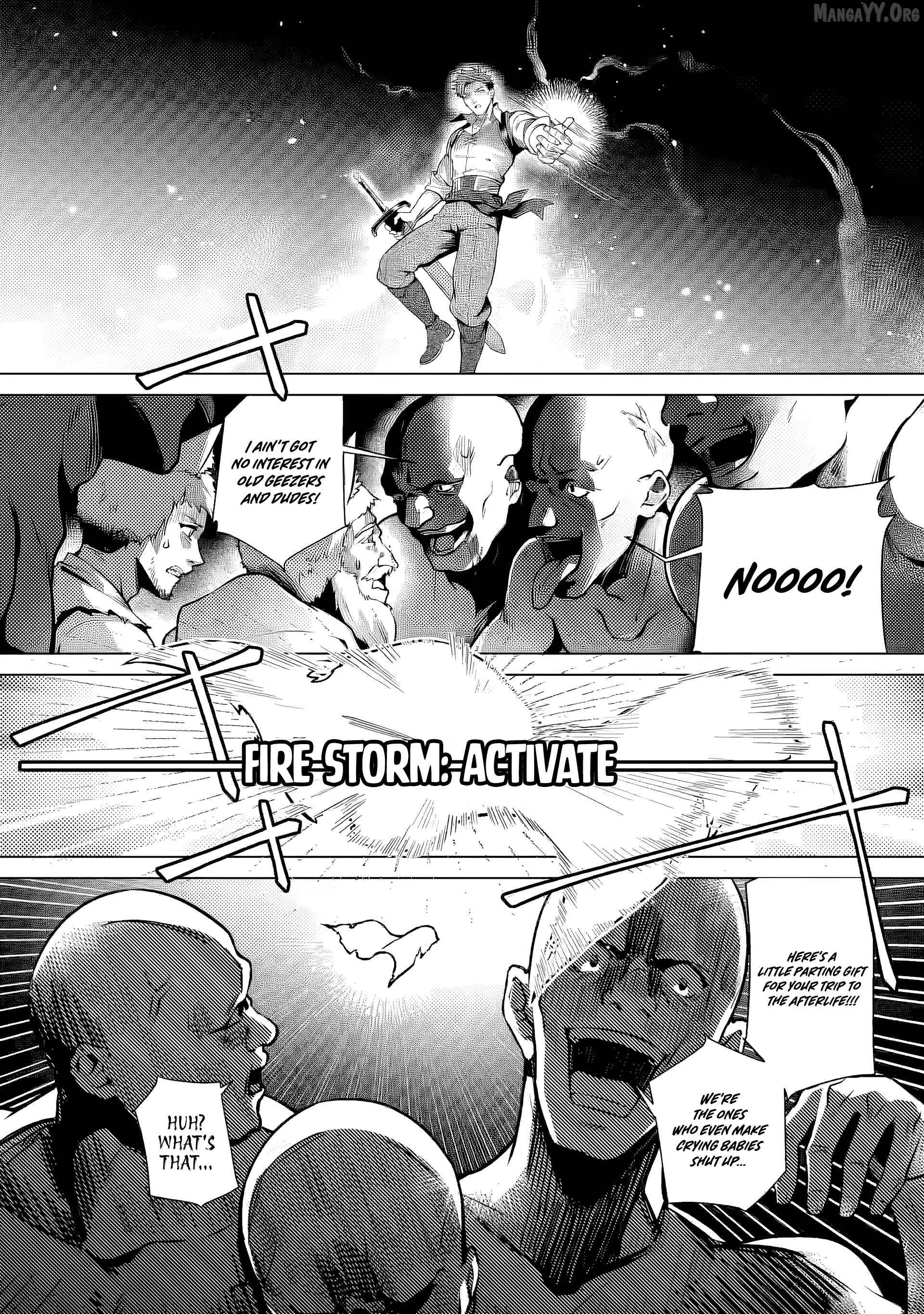 Netorare Tsuihōsareta Saikyō Kishi Danchō No Ossan, Katainaka De Eiyū Ni Matsuriagerareru Chapter 3.2 - page 3