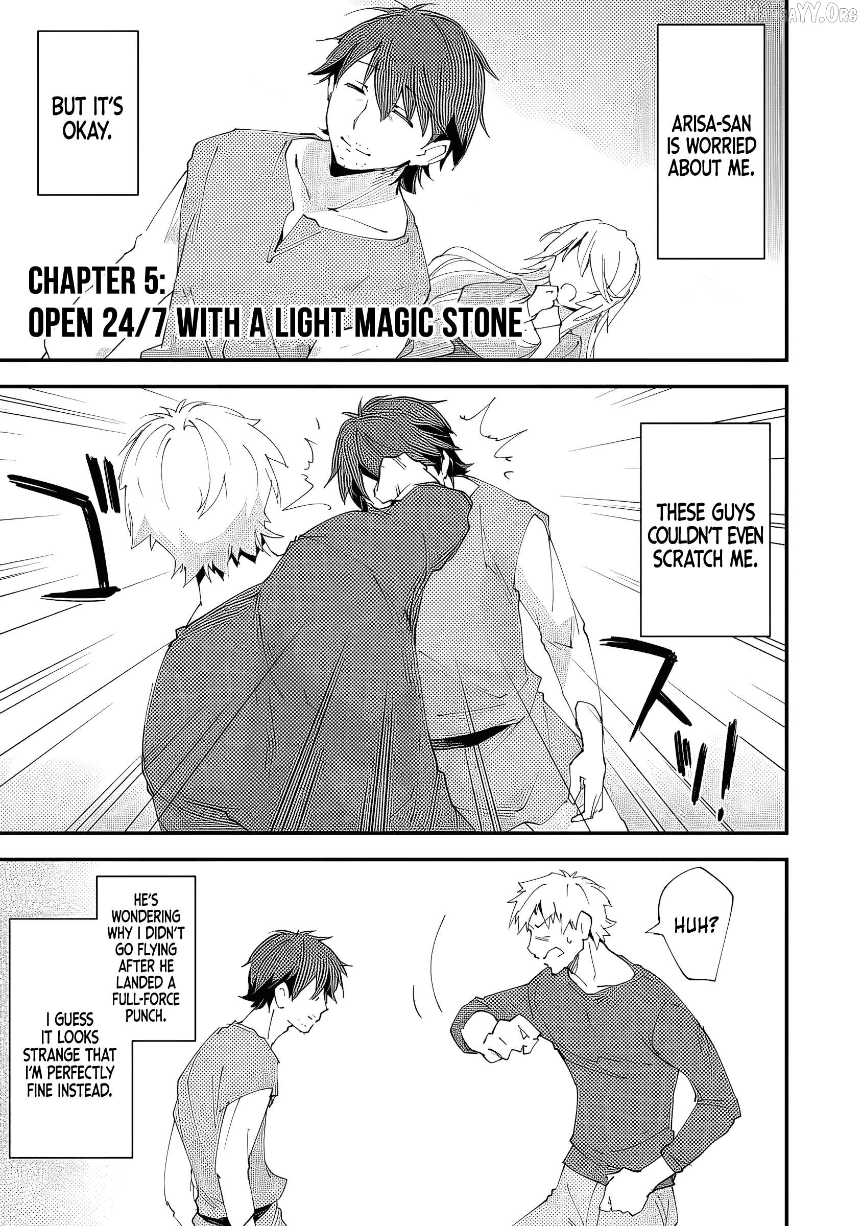 Kurasu Ten’i Ni Makikomareta Konbini Ten’in No Ossan, Yūsha Ni Wa Hitsuyō Nakatta Amarimono Sukiru O Kushishite Saikyō to Naru Yō Desu Chapter 5 - page 2