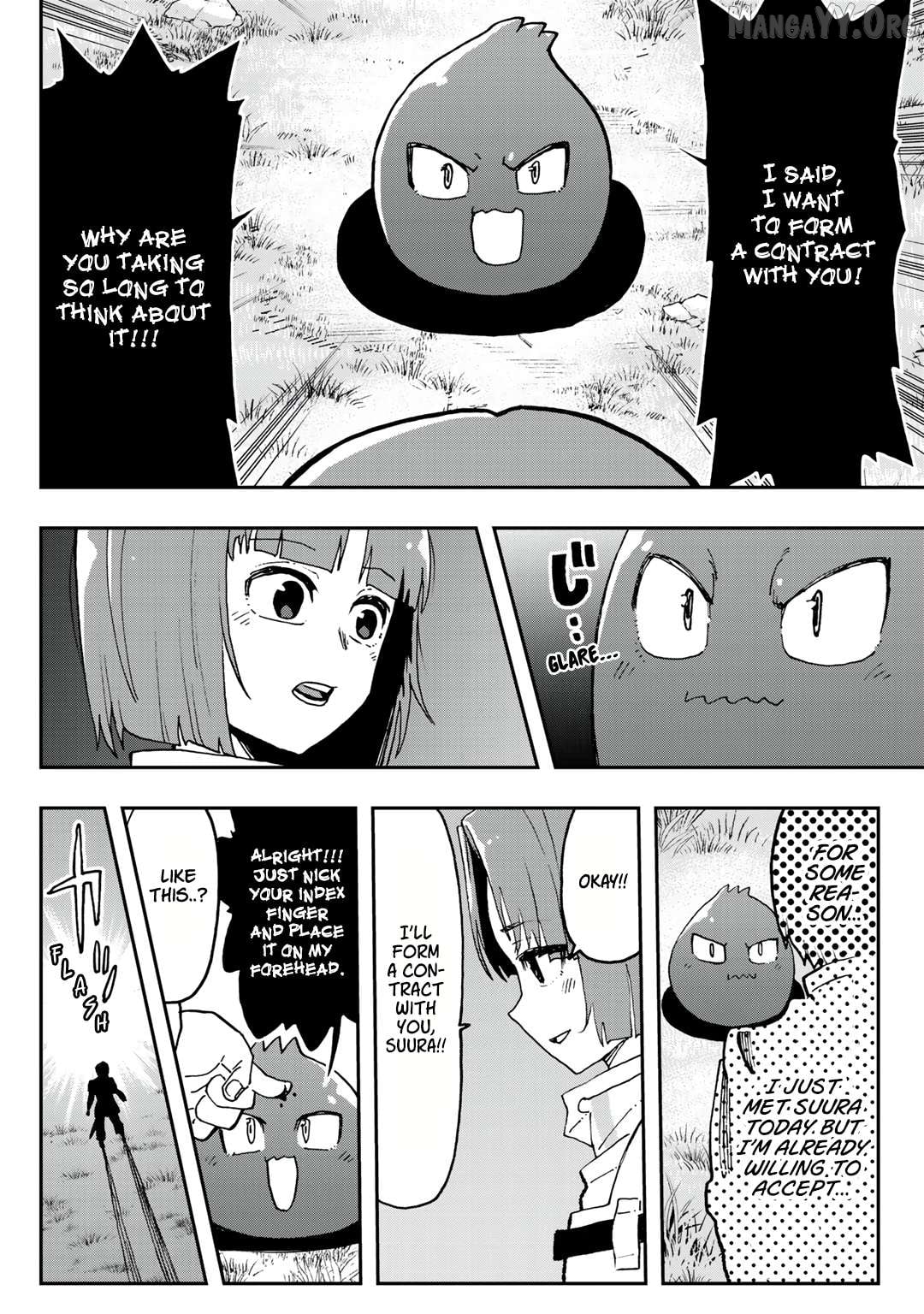 Aibou wa Slime!? ~Saikyou no Aibou o Eta Boku ga Saikyou no Mahou o Tsukatte Nariagaru~ Chapter 2 - page 4