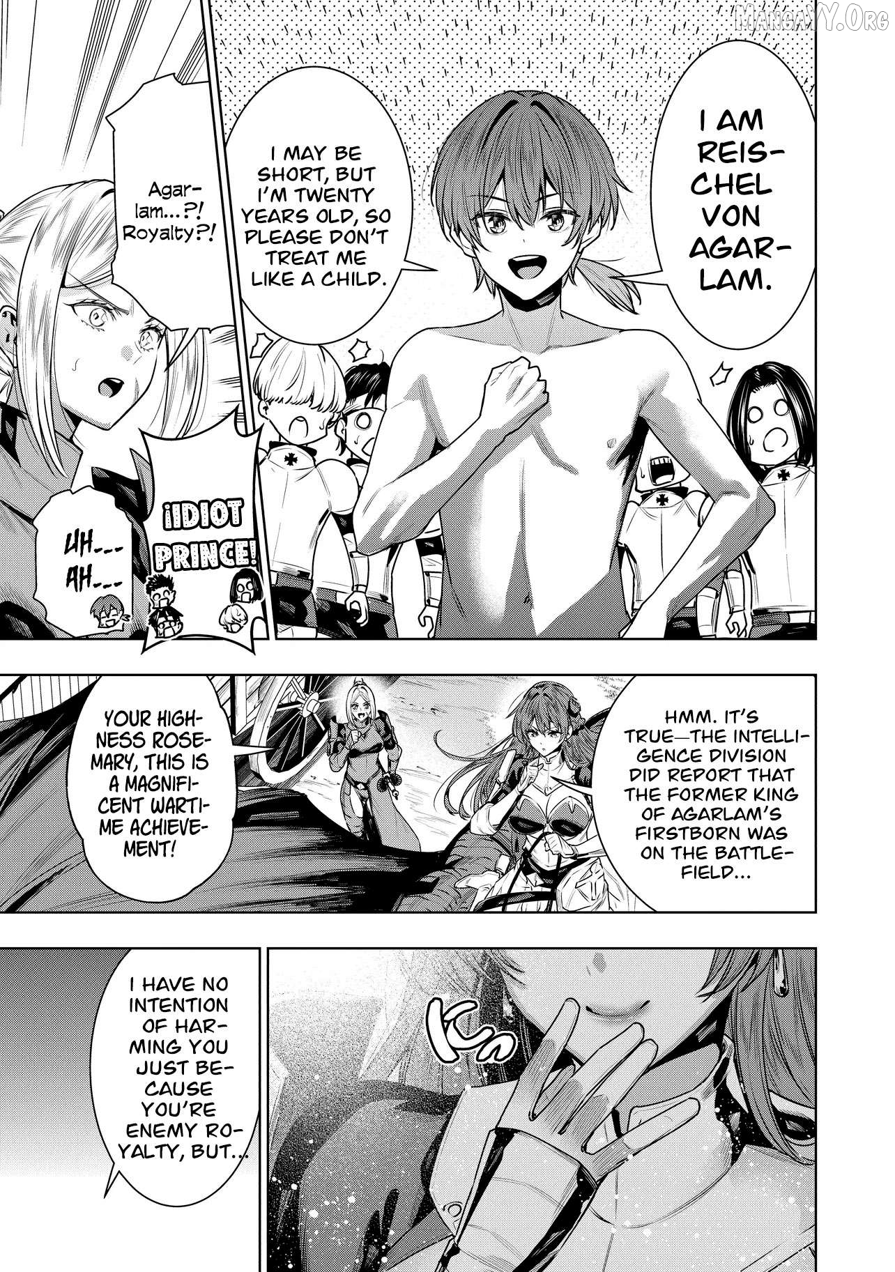 SUTERARE OUJI GA SAIZENSEN DE TEKIKOKU NO HEISHI WO CHIRYOU SHITARA JITSU WA DAINANA OUJO DATTA KEN Chapter 2.1 - page 9