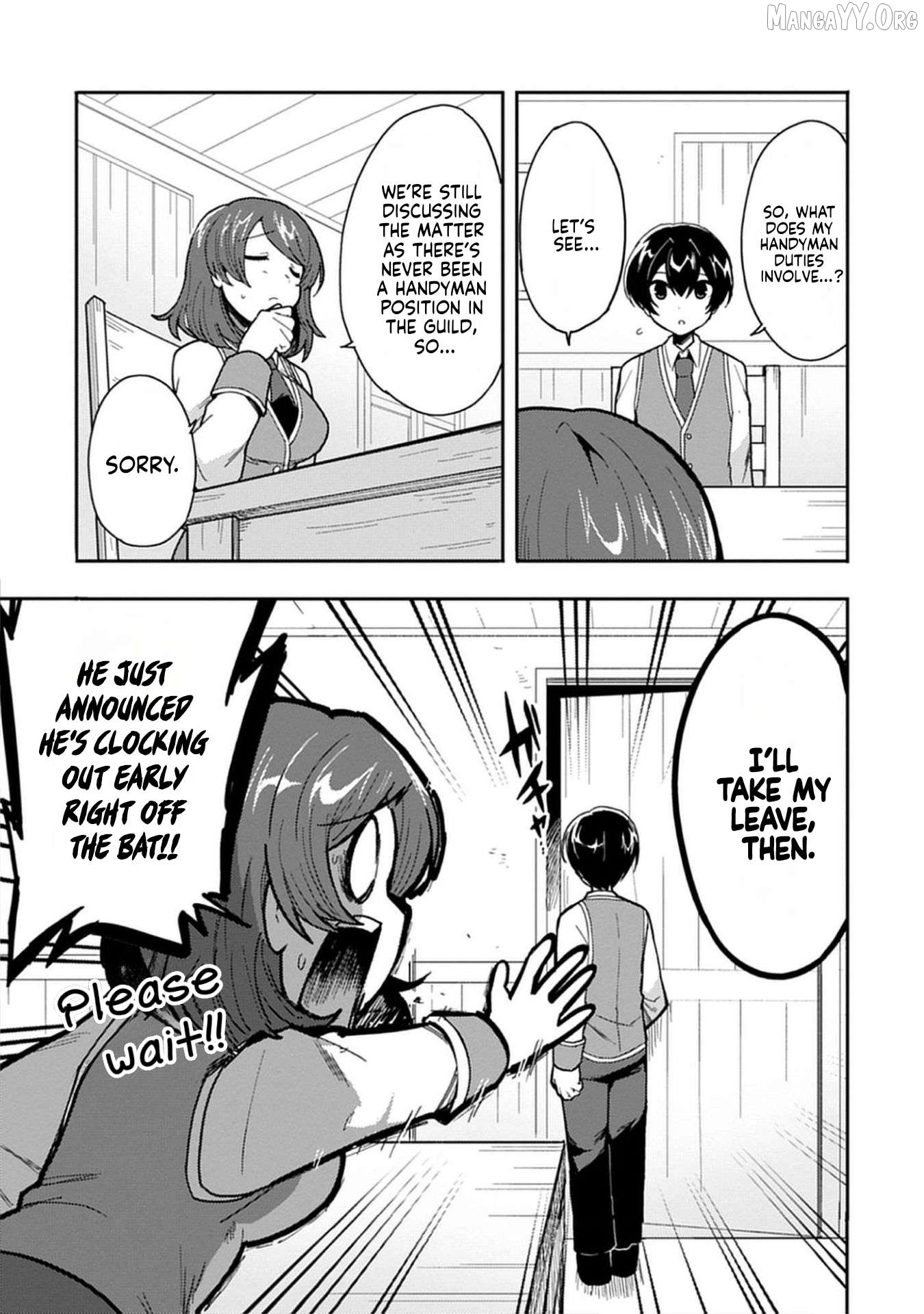 Guild no Zatsuyou-gakari ga Shin no Kuromaku deshita: Kakureta Sainou de Anyaku Musou Chapter 2 - page 6