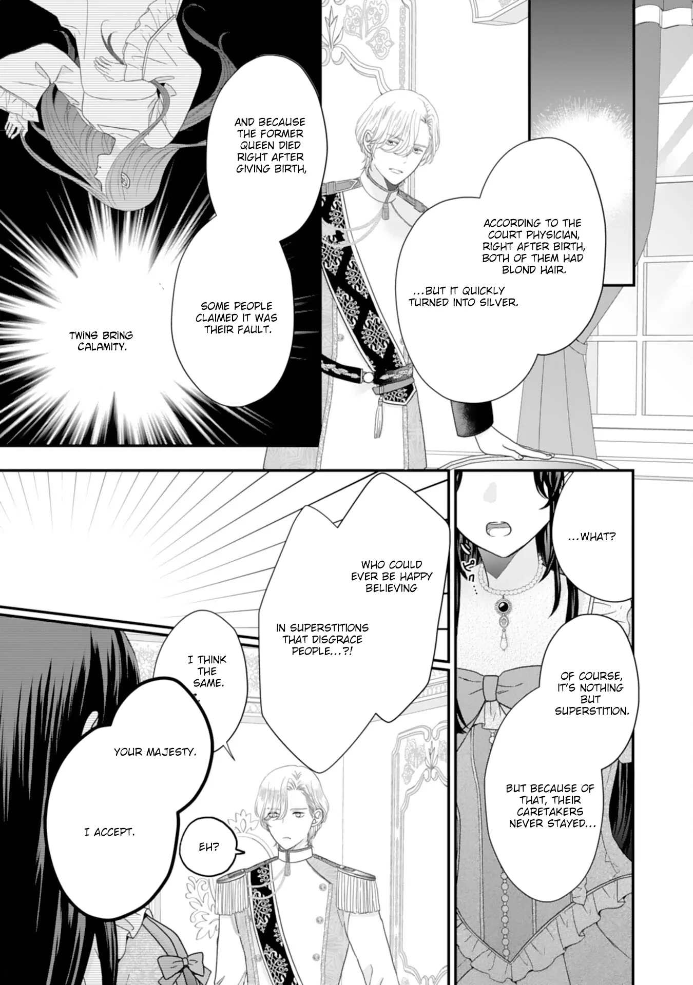 Villainess Stepmother of Twin Princes Who Just Loves Her Cute Boys. Chapter 1 - page 4