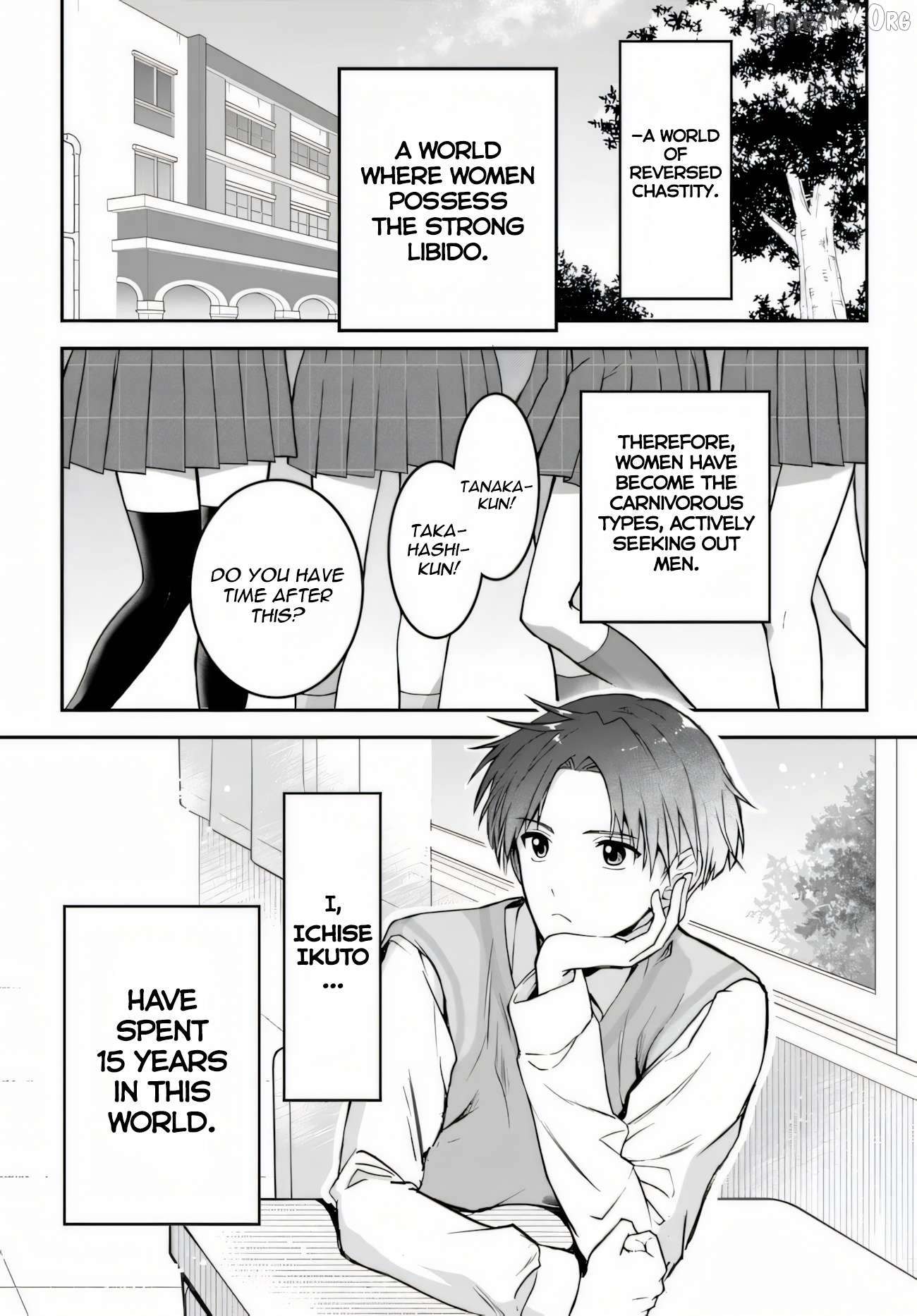 Teisou Gyakuten Sekai Nara Moteru to Omotte Itara Chapter 1 - page 3