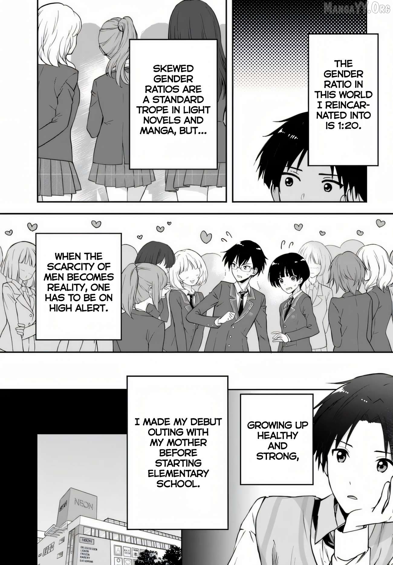 Teisou Gyakuten Sekai Nara Moteru to Omotte Itara Chapter 1 - page 4