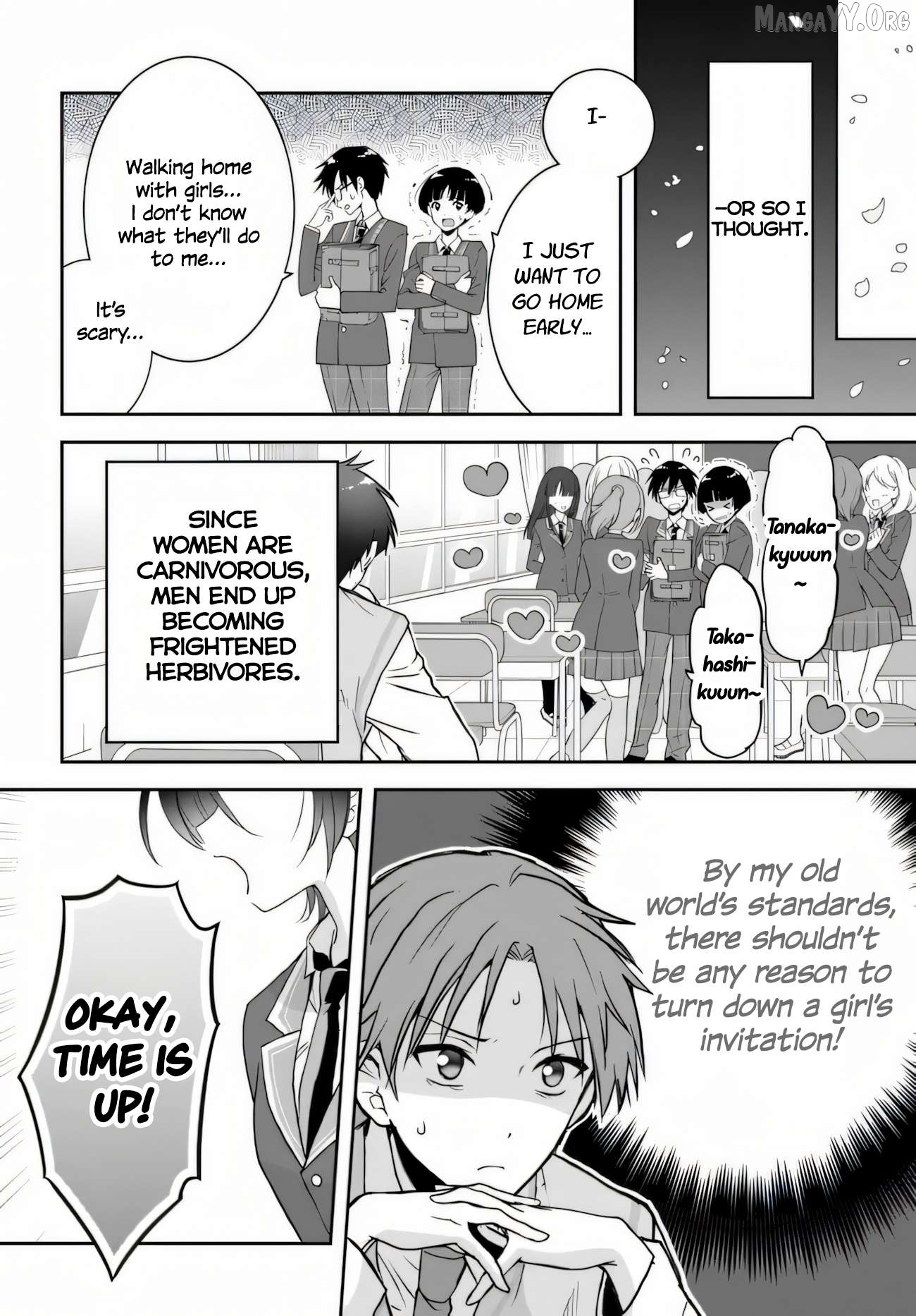 Teisou Gyakuten Sekai Nara Moteru to Omotte Itara Chapter 1 - page 7
