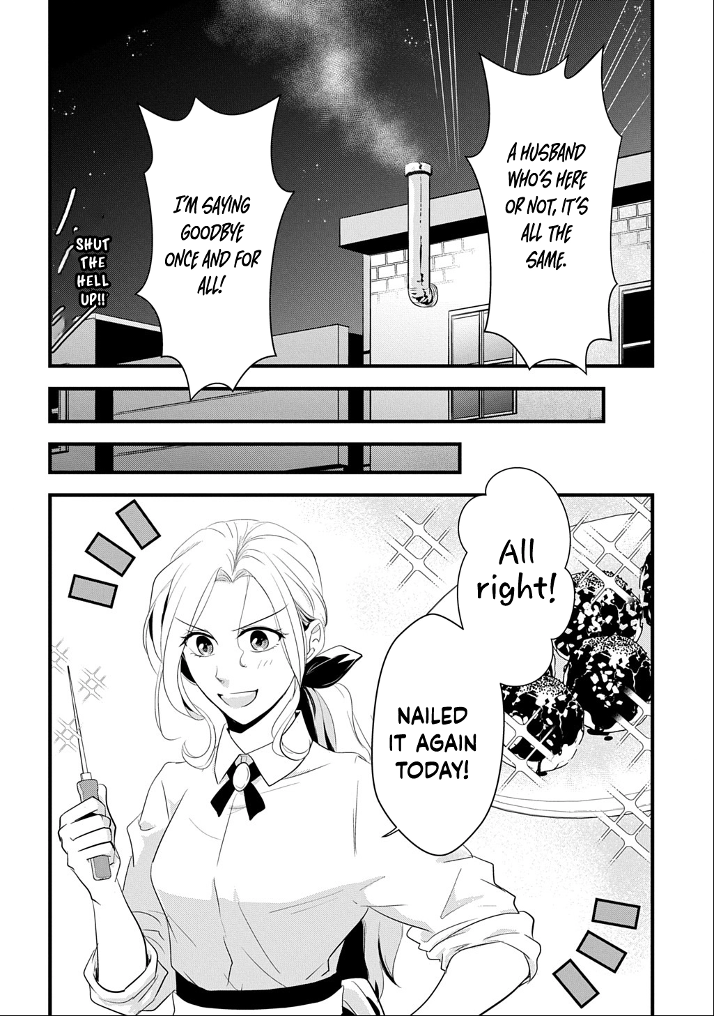 I Know, Dear Husband — The Doormat Heroine Recalls Her Past Life as an Osaka Auntie. Chapter 1 - page 36