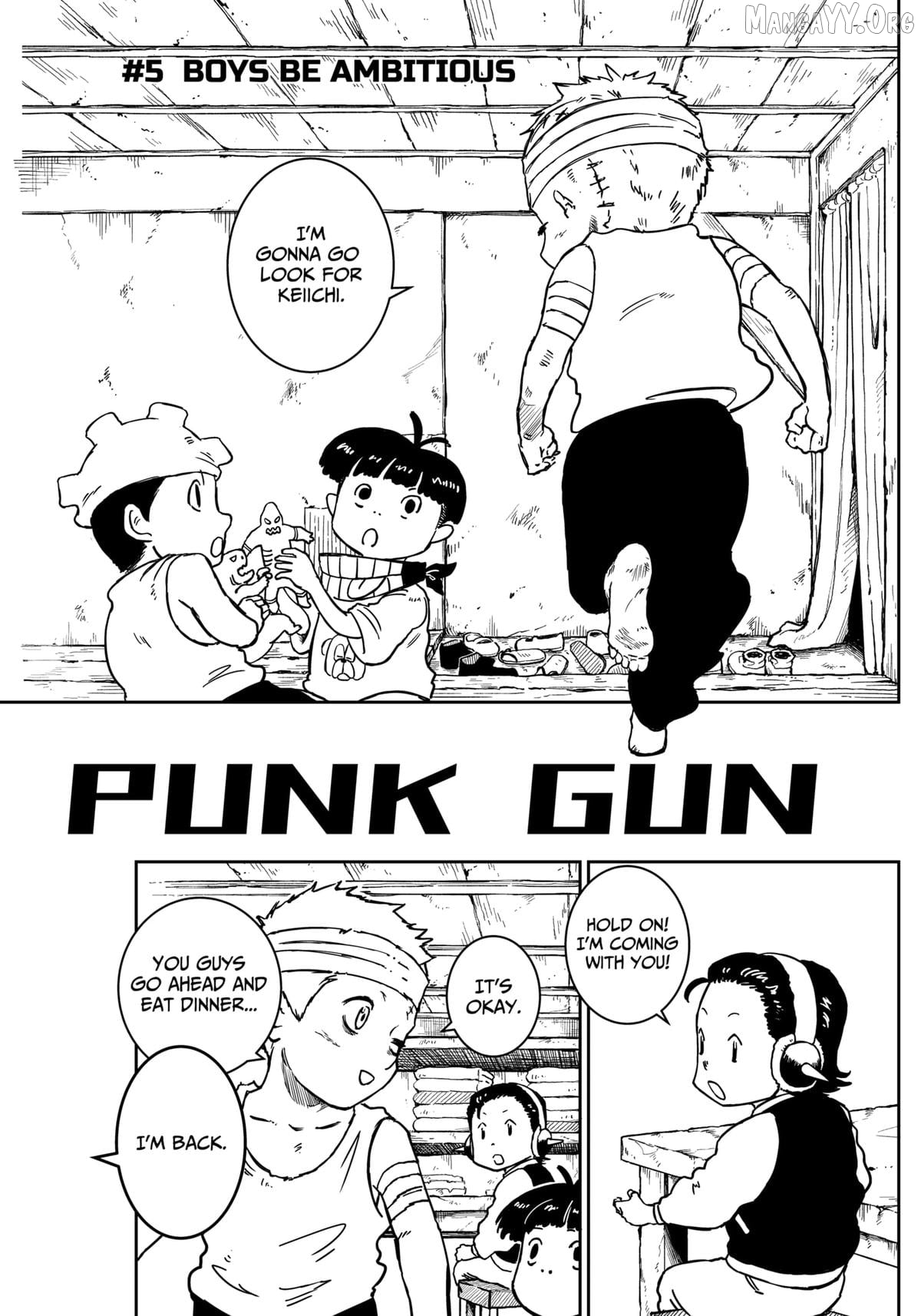 Punk Gun Chapter 5 - page 1
