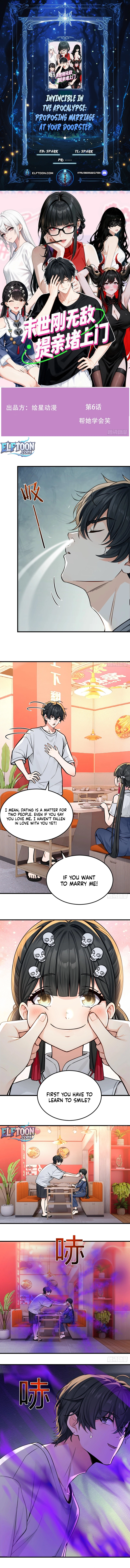 Invincible in the Apocalypse: Proposing Marriage at Your Doorstep Chapter 6 - page 1