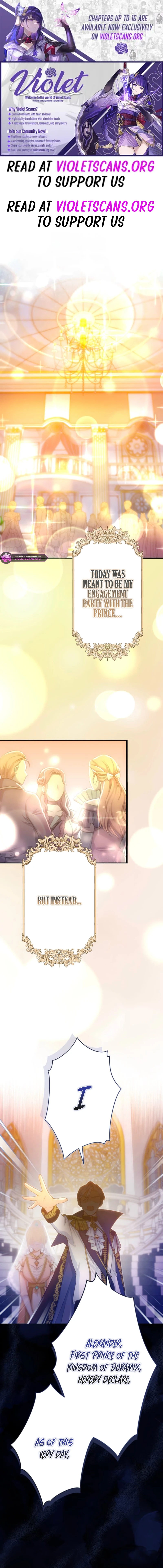 My Fiancé in Name Only Is Actually in Love with Me Chapter 1 - page 1