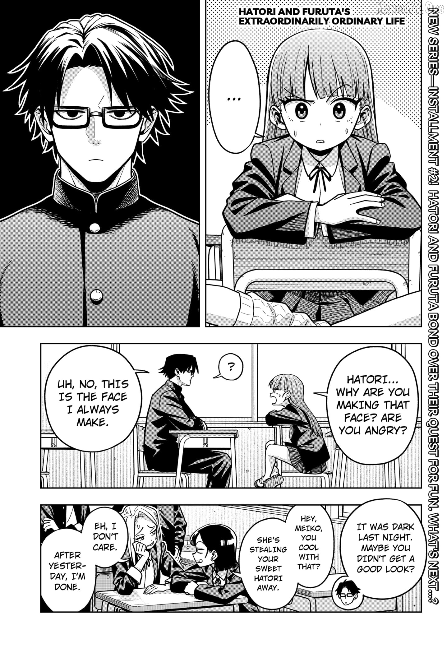 Hatori and Furuta's Extraordinarily Ordinary Life Chapter 2 - page 1