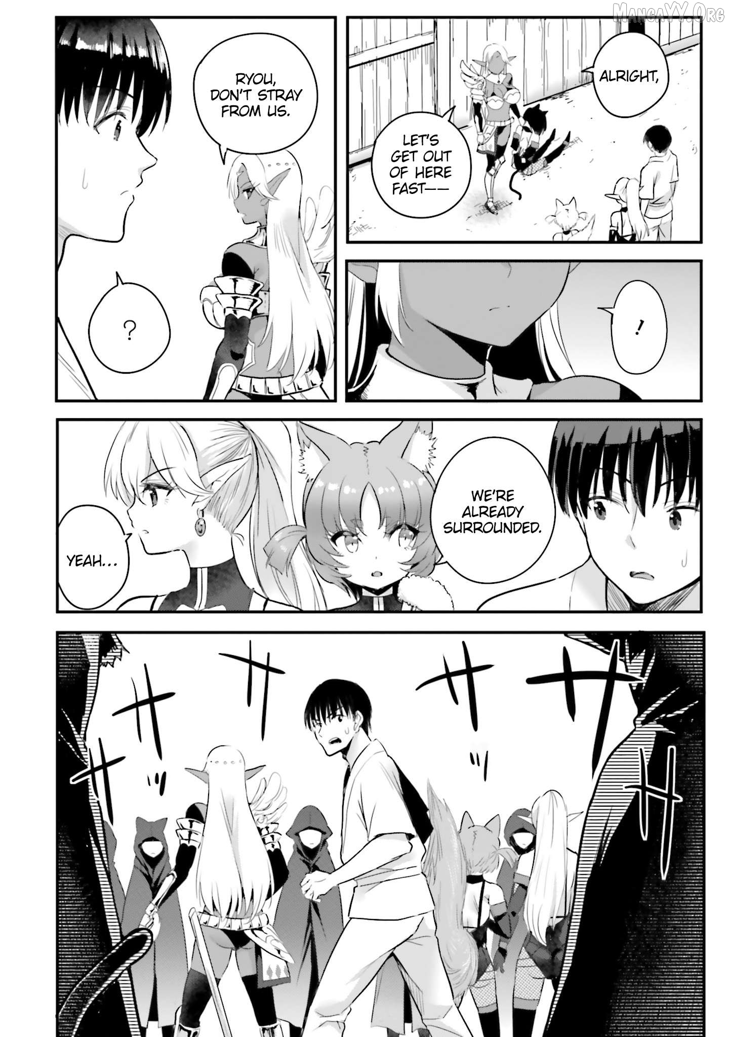 Gyakuten Isekai de Yomeki Okure S-Rank Onna Boukensha-tachi ni Semarareteimasu Chapter 25 - page 2
