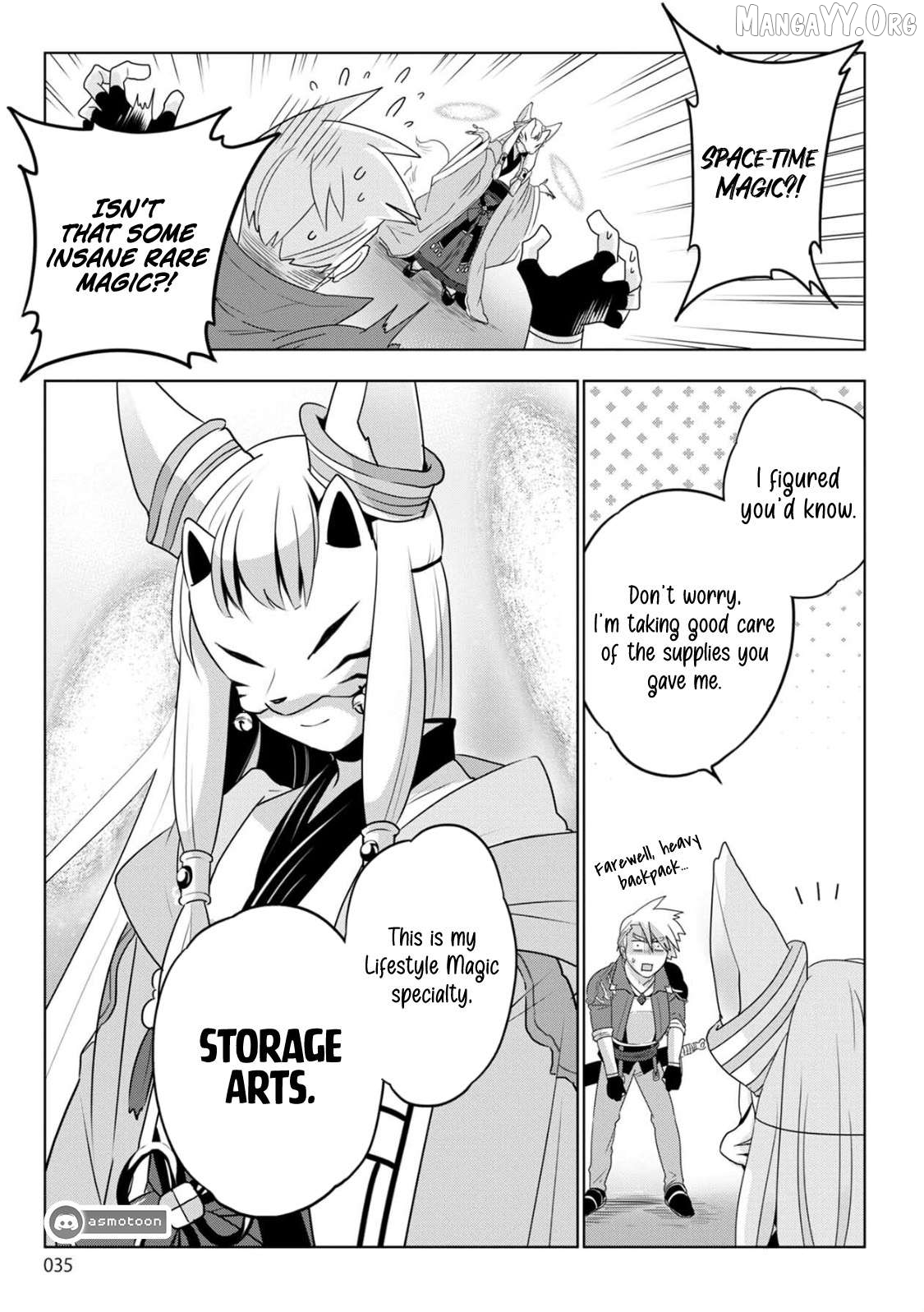 The Lifestyle Magicians Challenge the Dungeon Chapter 1 - page 35