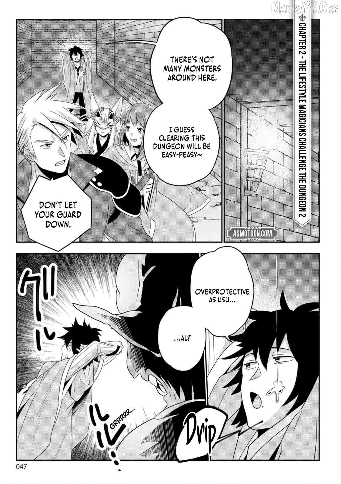 The Lifestyle Magicians Challenge the Dungeon Chapter 2 - page 2