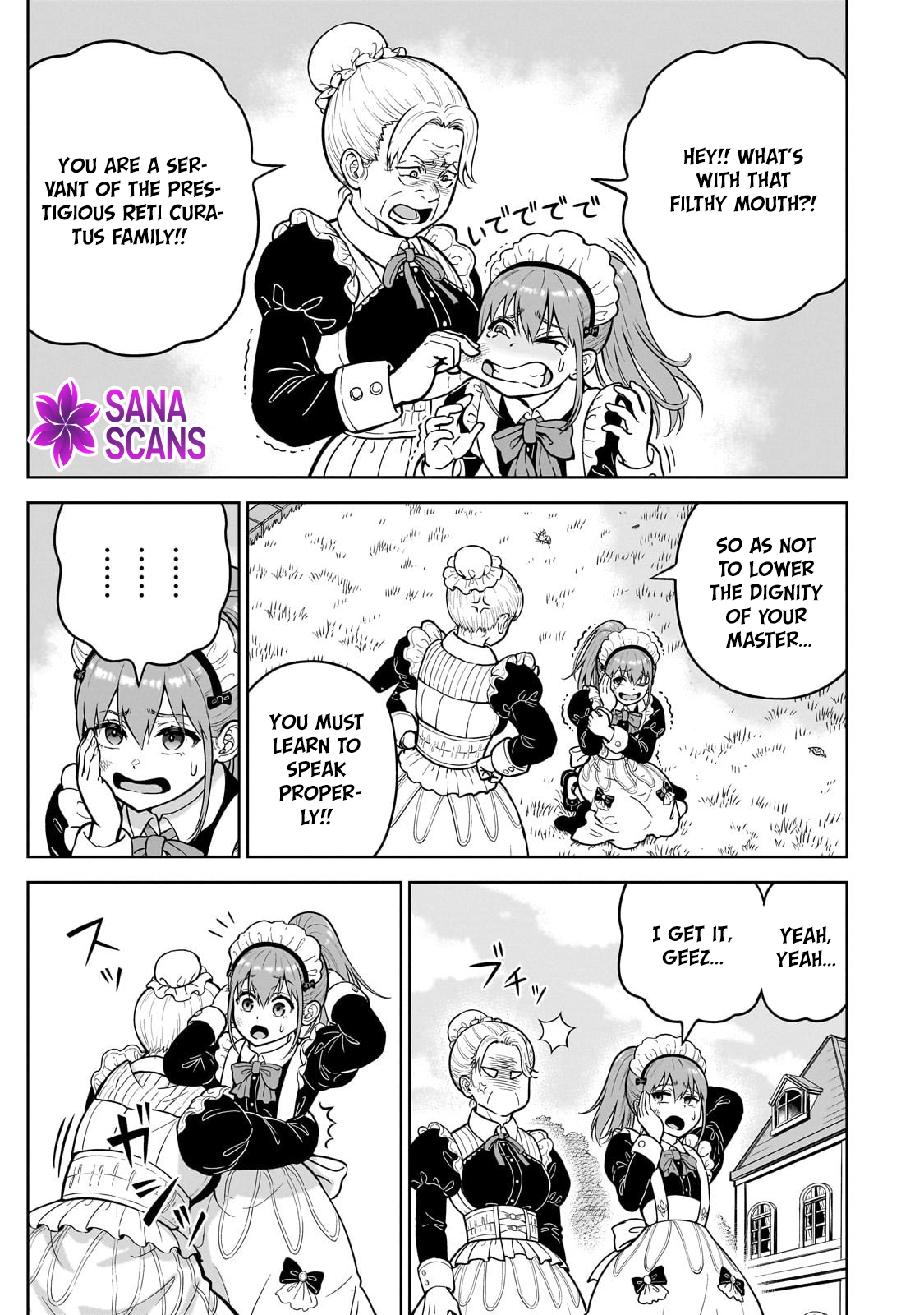 Sword Saint Reborn as a Maid, Ruling with a Broom. Chapter 1 - page 8