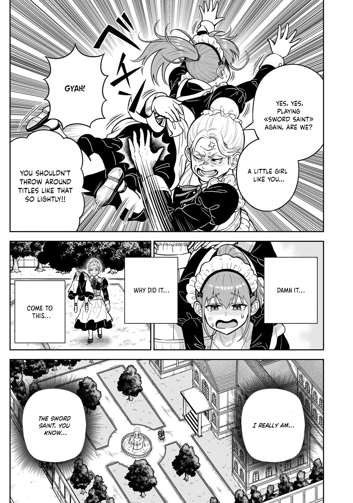 Sword Saint Reborn as a Maid, Ruling with a Broom. Chapter 1 - page 10