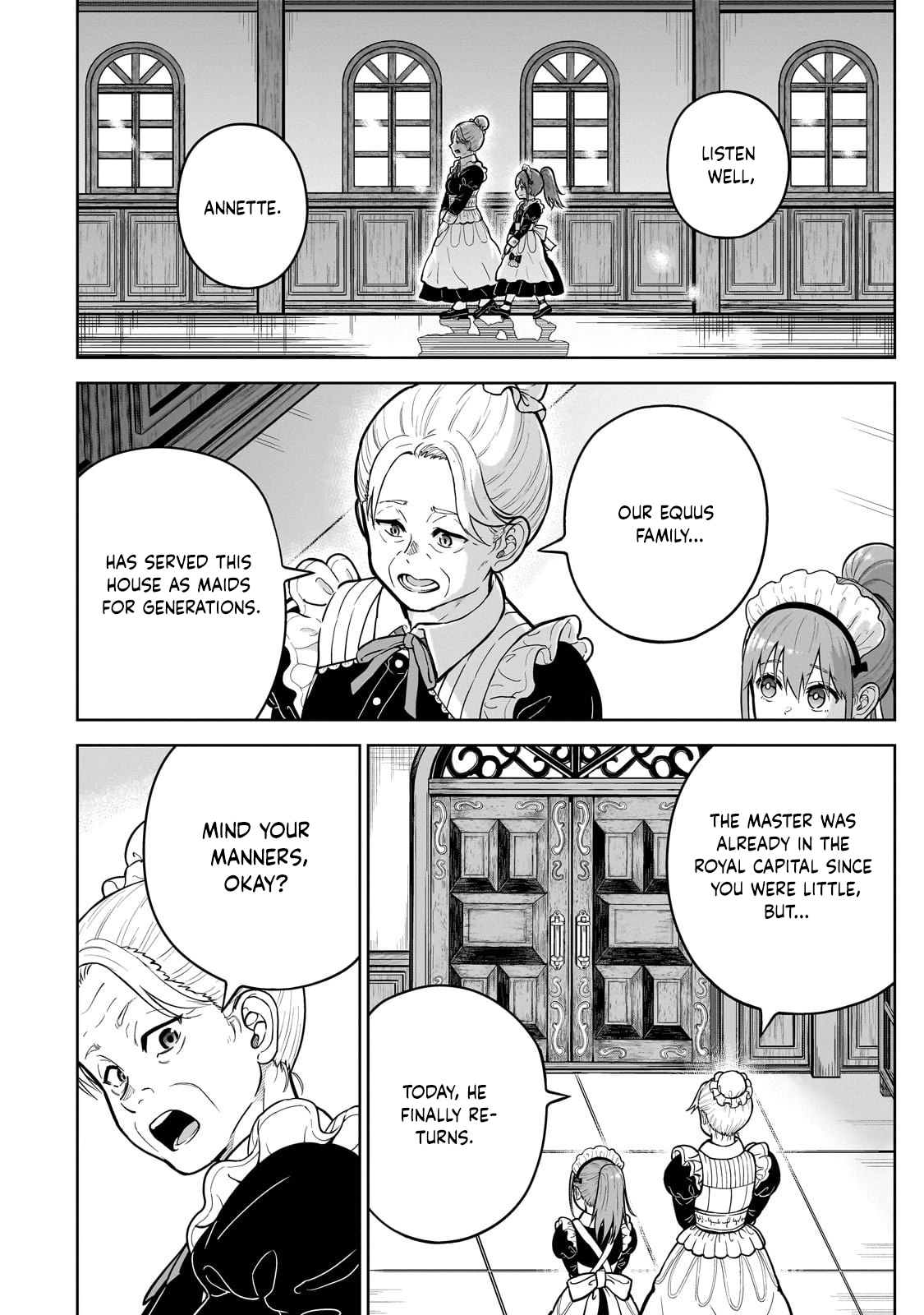 Sword Saint Reborn as a Maid, Ruling with a Broom. Chapter 1 - page 21