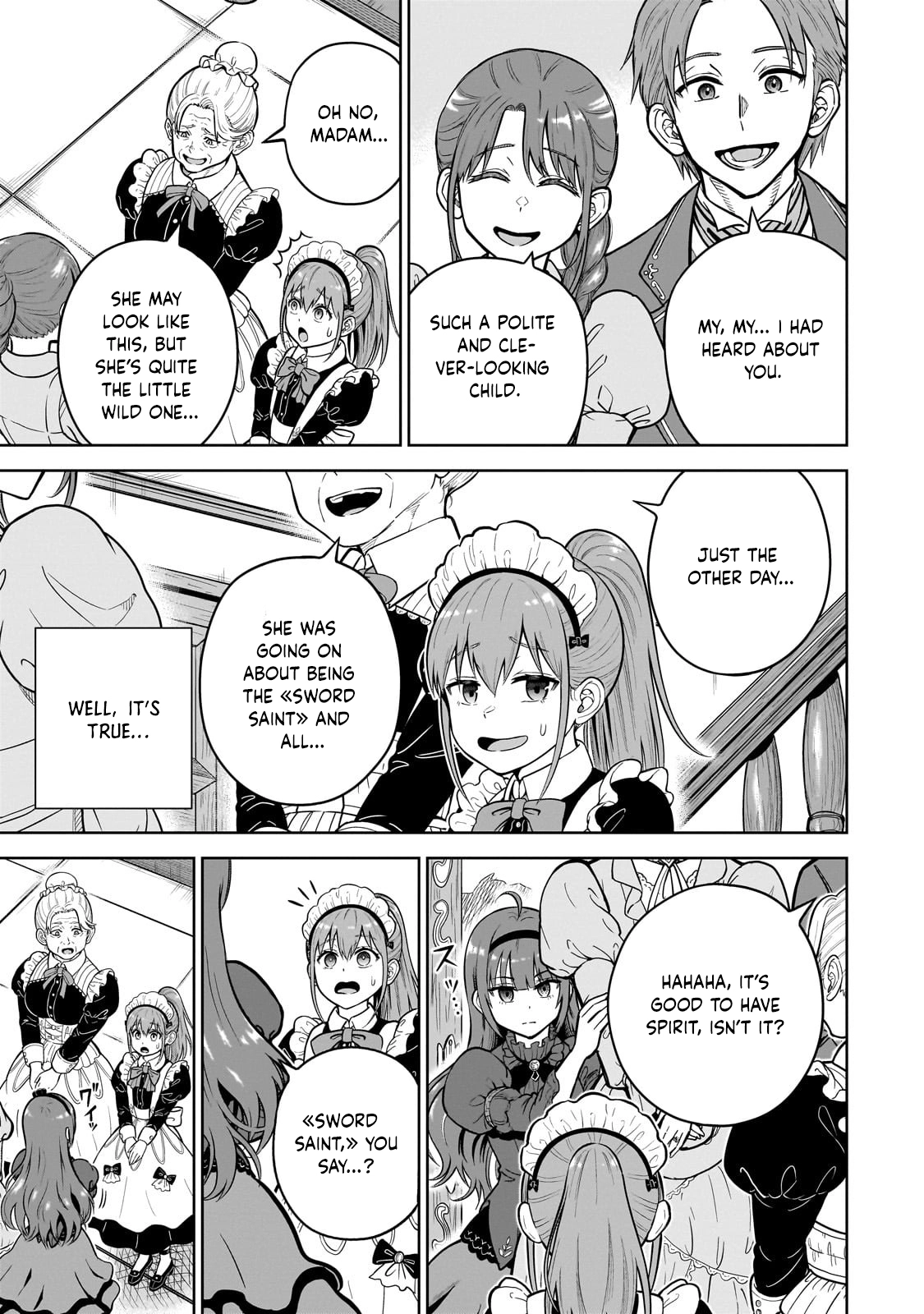 Sword Saint Reborn as a Maid, Ruling with a Broom. Chapter 1 - page 28