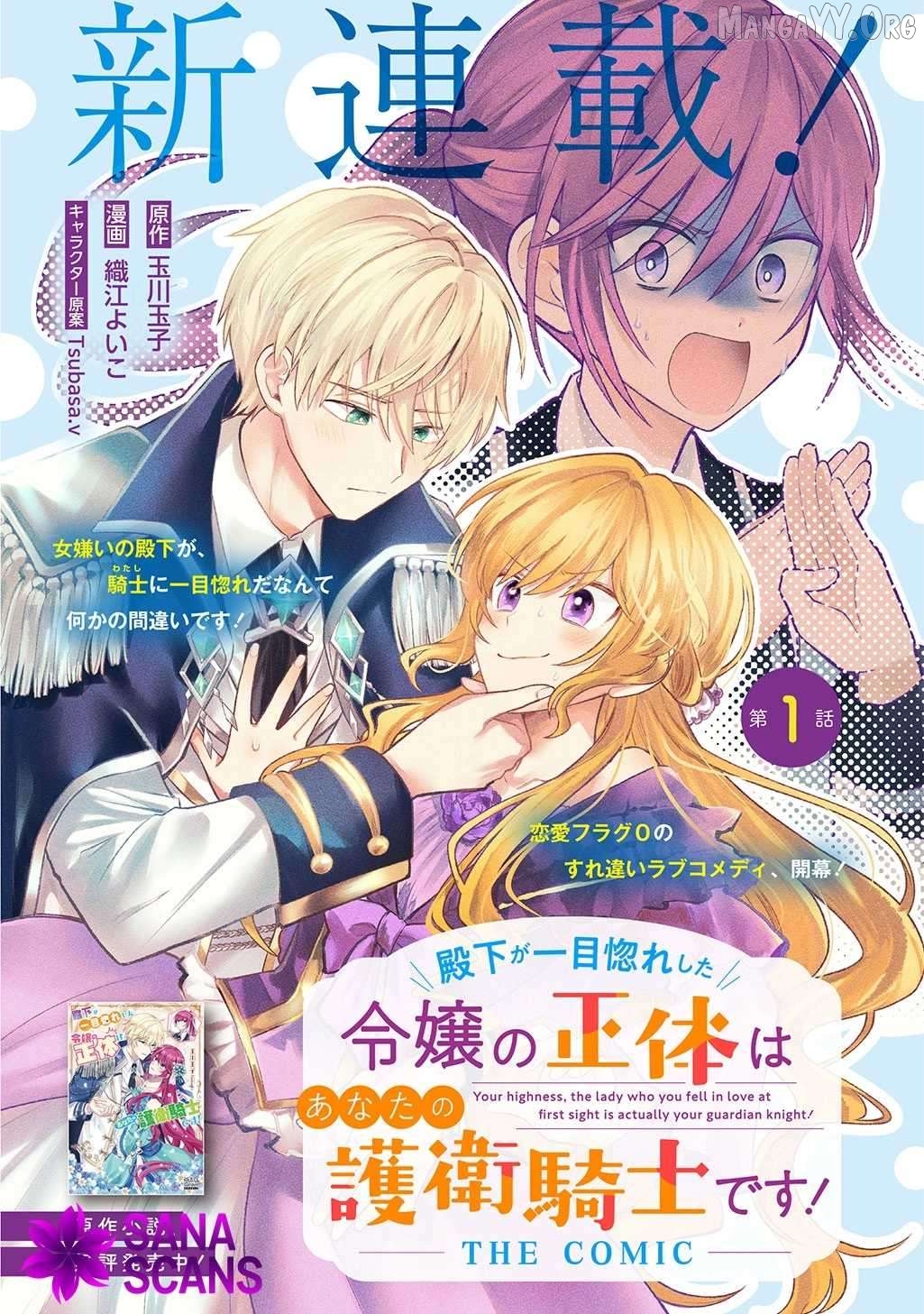 Denka ga Hitomibore Shita Reijou no Shoutai wa Anata no Goeikishi desu! Chapter 1 - page 4