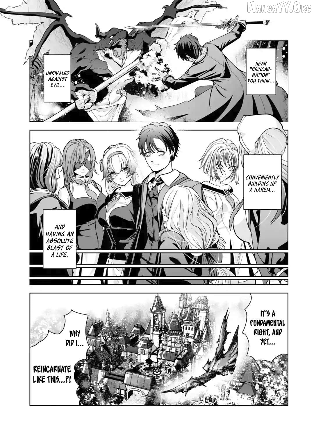 Akuyaku Kizoku ga Hirakinaotte Hametsu Furagu o Jitsuryoku de Hataki Otteitara, Itsunomanika Hirointachi Kara Eiyūshi Sareru yō ni Natta ken Chapter 1.1 - page 2