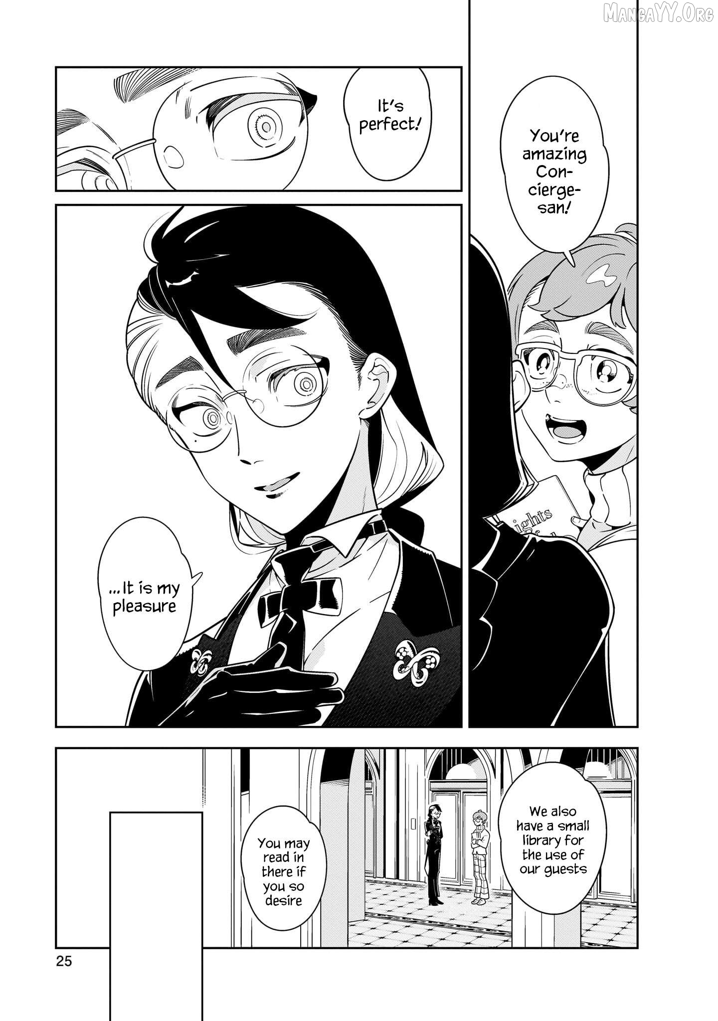 Hotel Laurel no Wataridoritachi Chapter 1 - page 22