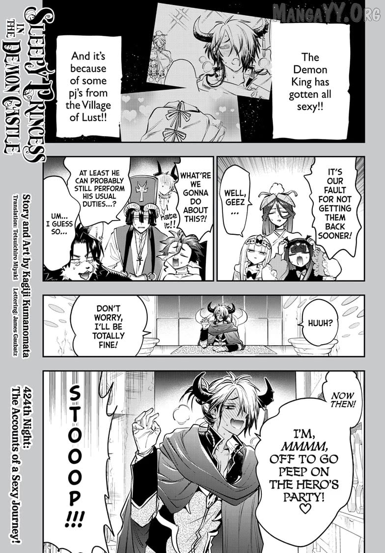 Maou-jou de Oyasumi Chapter 424 - page 1