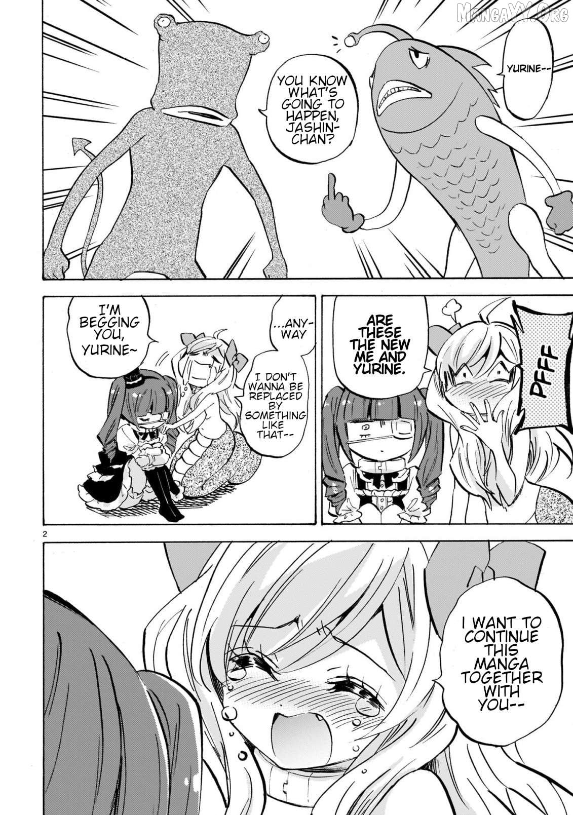 Jashin-chan Dropkick Chapter 290 - page 2