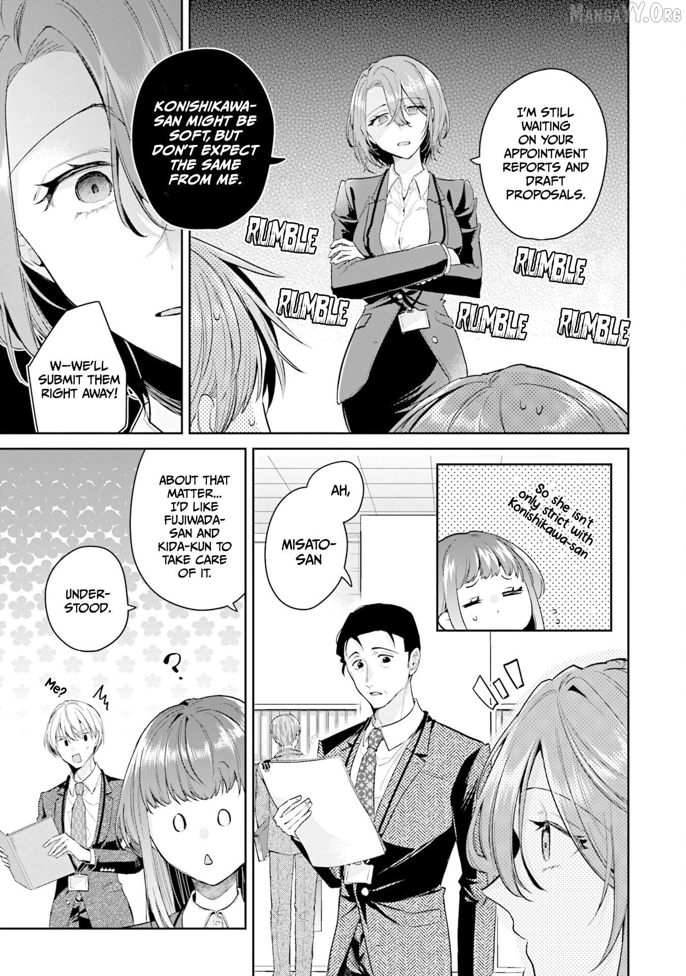 Misato-San Is A Bit Cold Towards Her Boss Who Pampers Chapter 34 - page 3