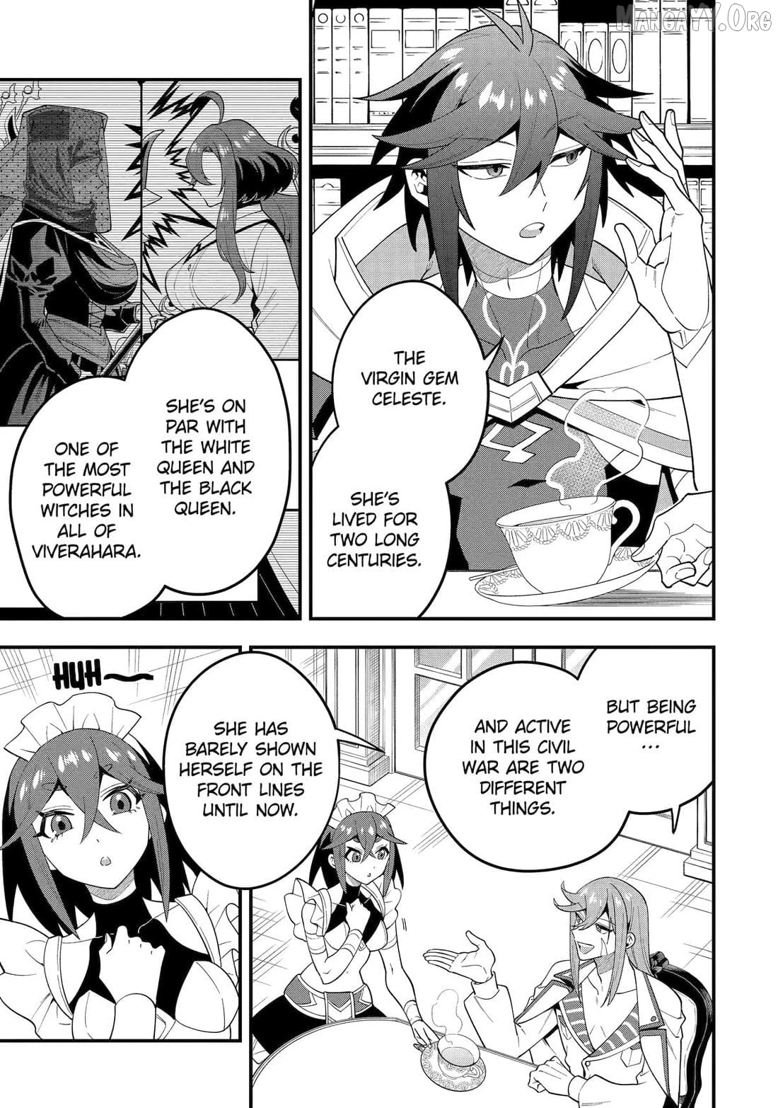 Kouryakuhon o Kushi Suru Saikyou no Mahoutsukai ~< Meirei sa Sero > to wa Iwa Senai Oreryuu Mao Tobatsu Saizen Ruuto ~ Chapter 71 - page 9