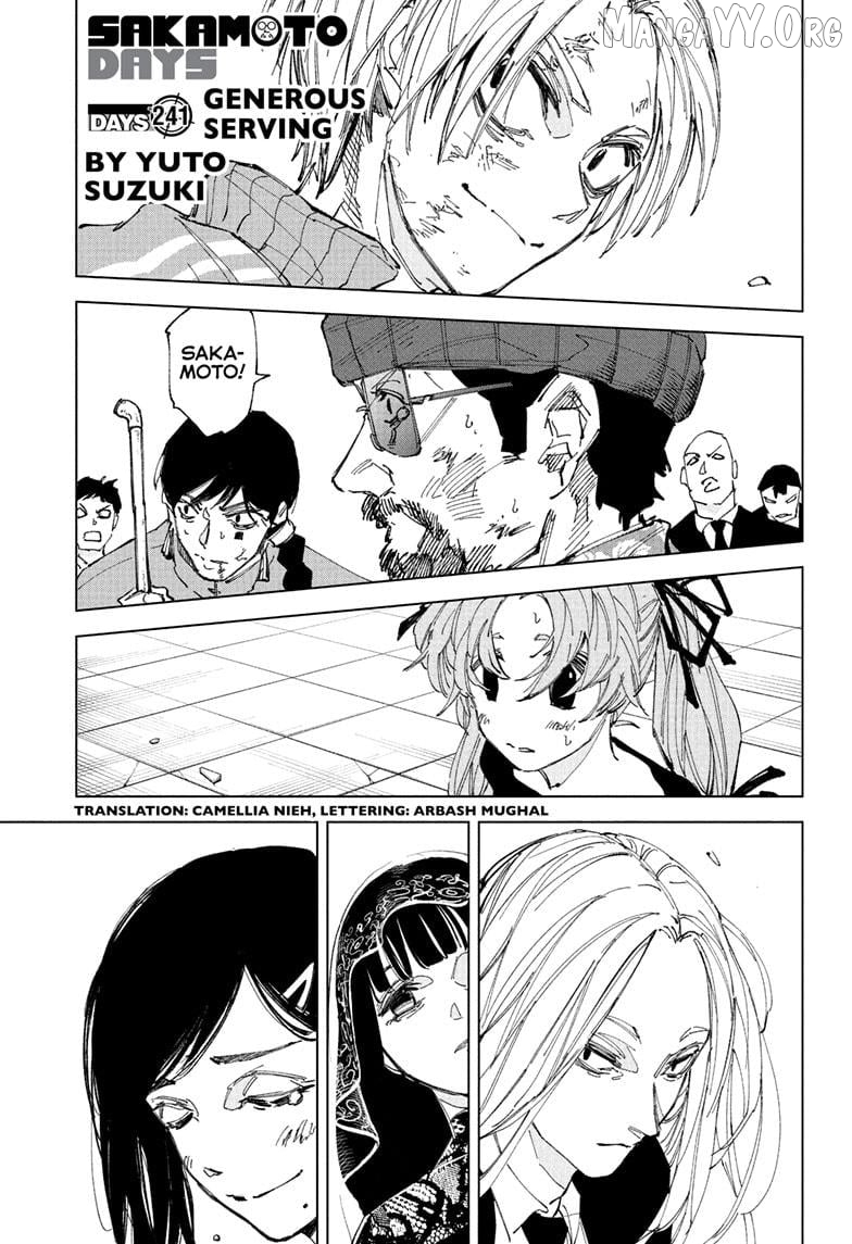 Sakamoto Days Chapter 241 - page 1