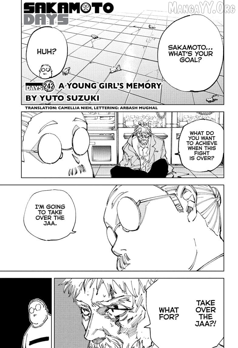 Sakamoto Days Chapter 242 - page 1