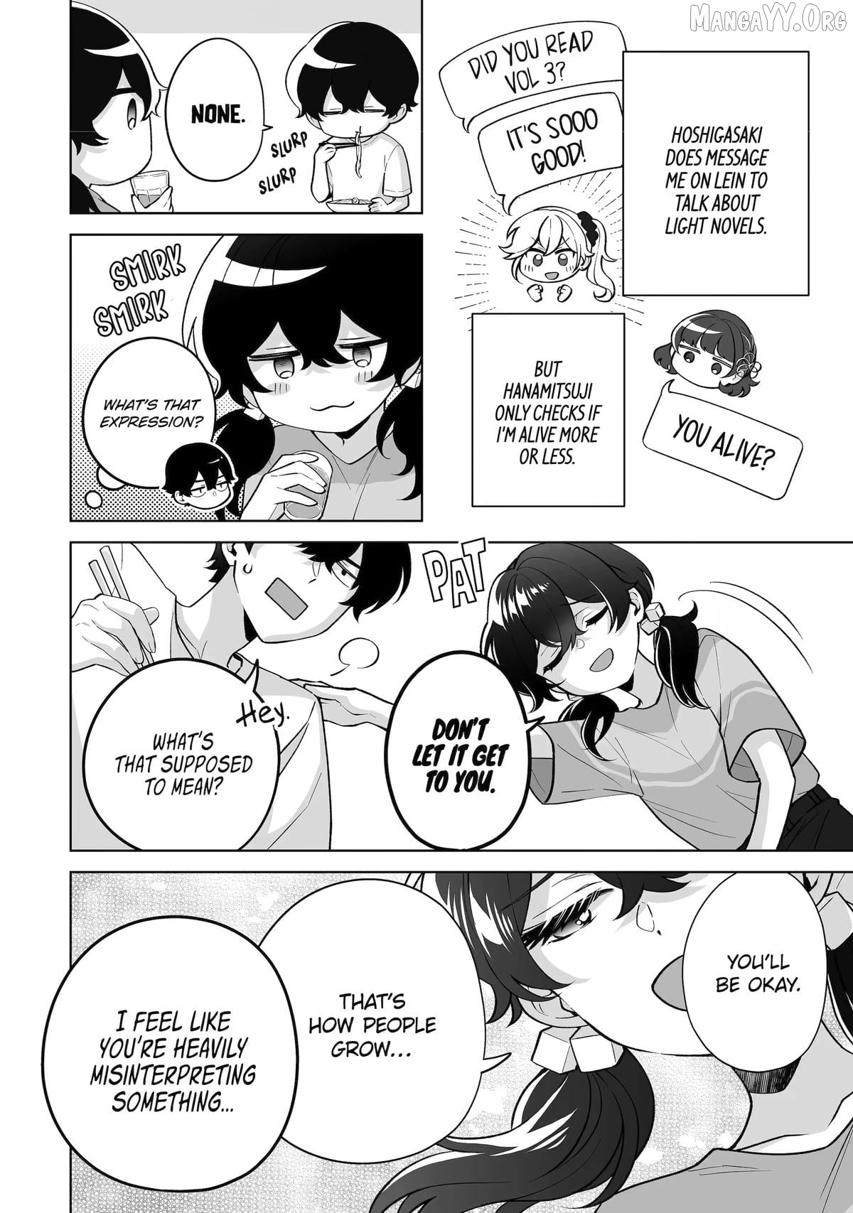 Please Leave Me Alone (For Some Reason, She Wants to Change a Lone Wolf's Helpless High School Life.) Chapter 34 - page 10