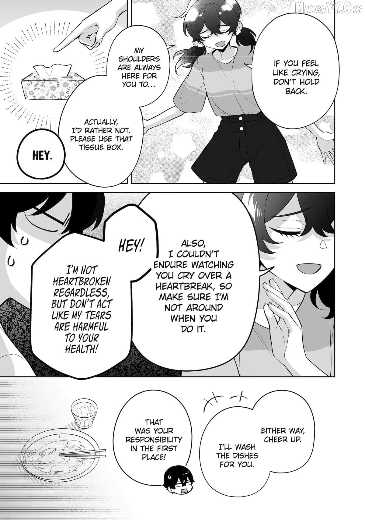 Please Leave Me Alone (For Some Reason, She Wants to Change a Lone Wolf's Helpless High School Life.) Chapter 34 - page 11