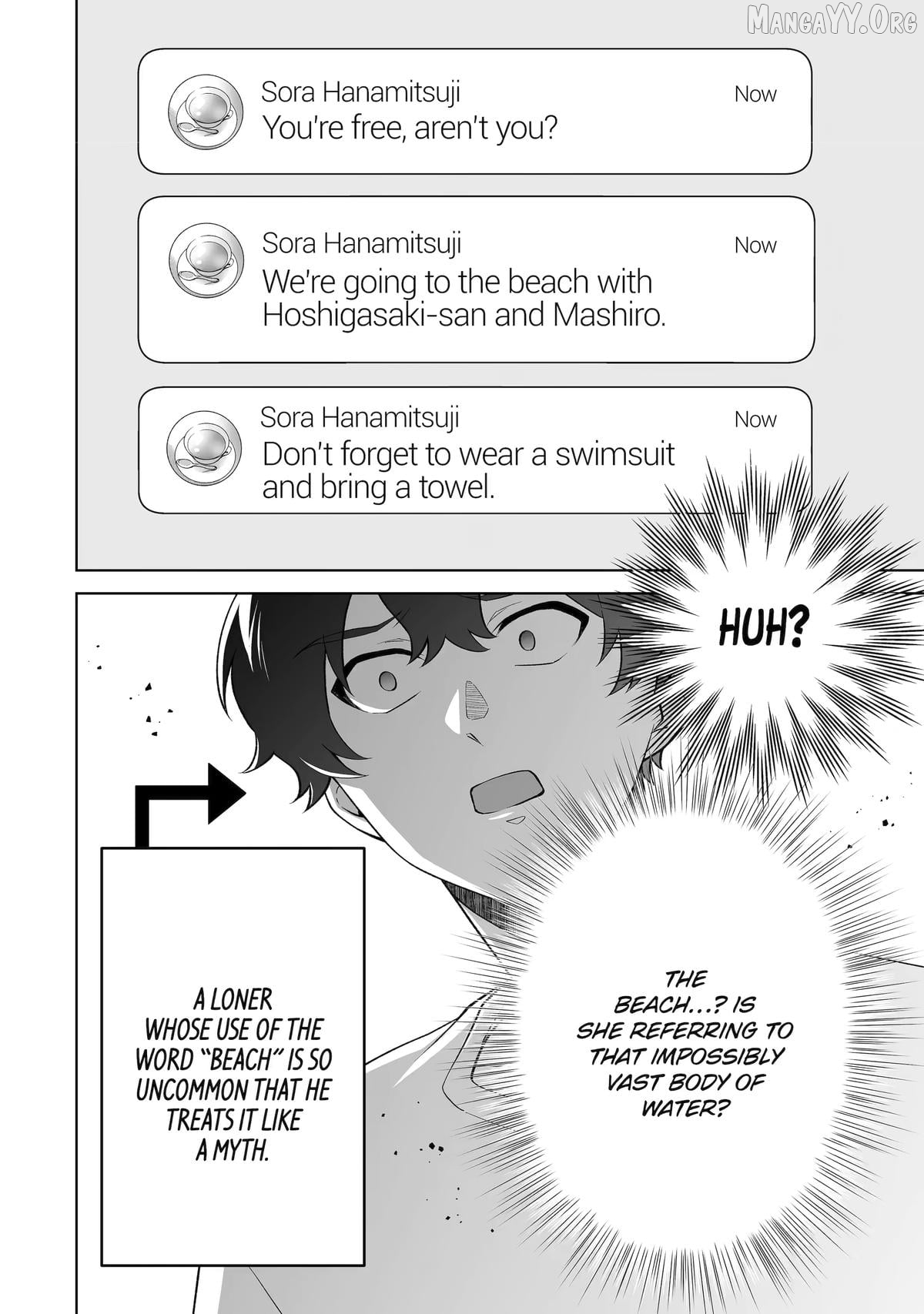 Please Leave Me Alone (For Some Reason, She Wants to Change a Lone Wolf's Helpless High School Life.) Chapter 34 - page 16