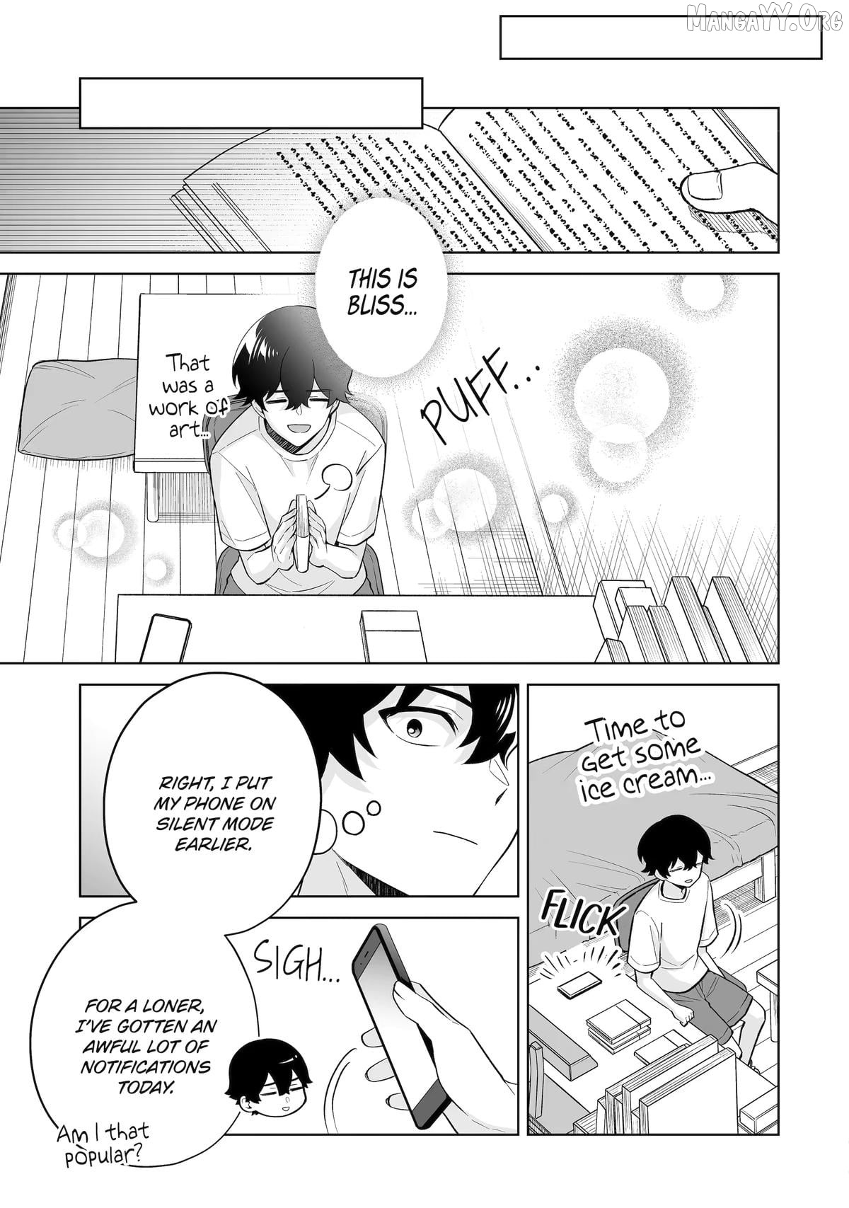 Please Leave Me Alone (For Some Reason, She Wants to Change a Lone Wolf's Helpless High School Life.) Chapter 34 - page 25