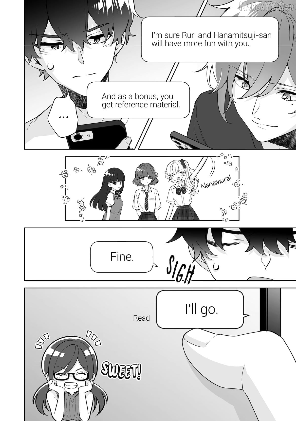 Please Leave Me Alone (For Some Reason, She Wants to Change a Lone Wolf's Helpless High School Life.) Chapter 34 - page 32