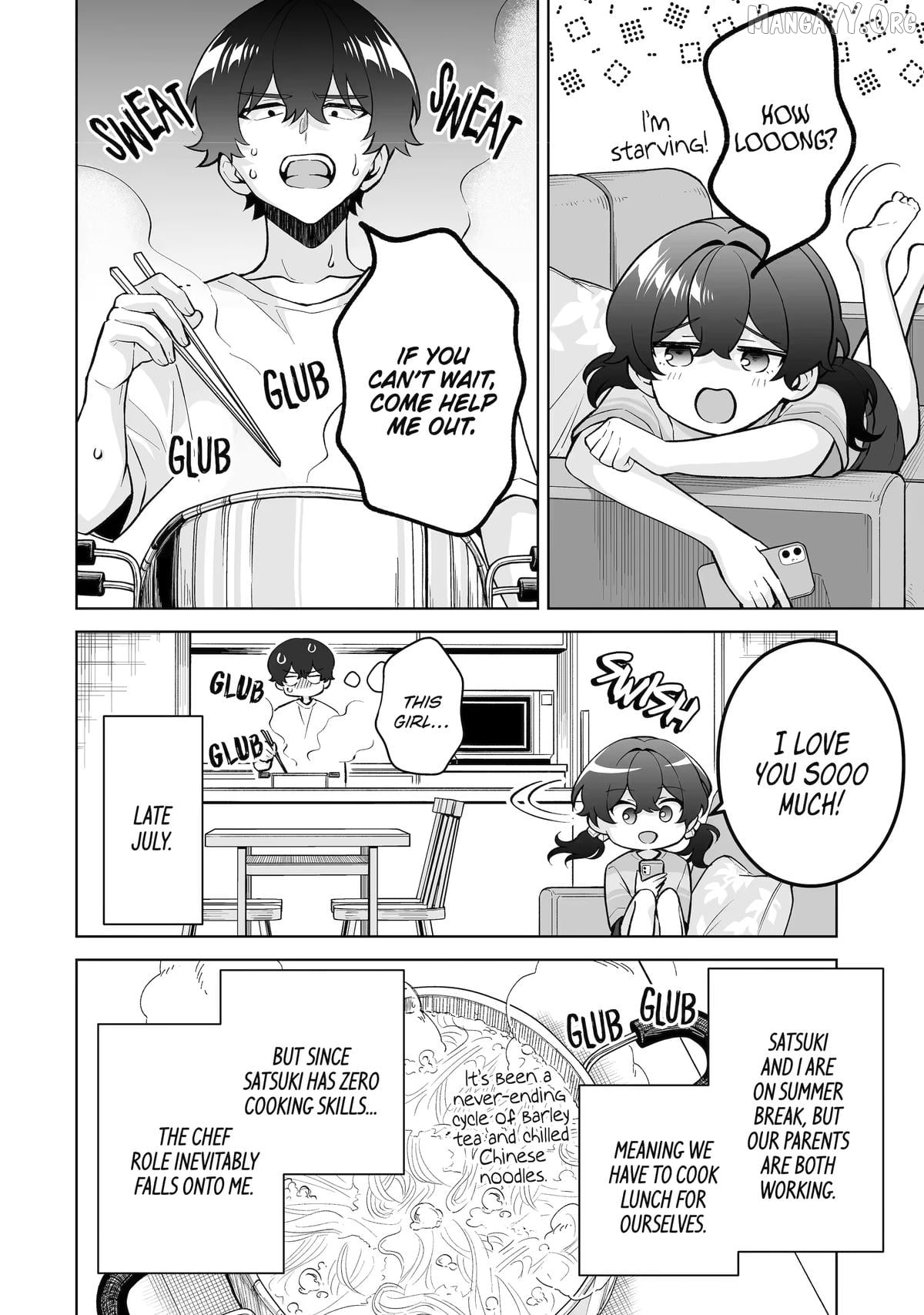 Please Leave Me Alone (For Some Reason, She Wants to Change a Lone Wolf's Helpless High School Life.) Chapter 34 - page 4
