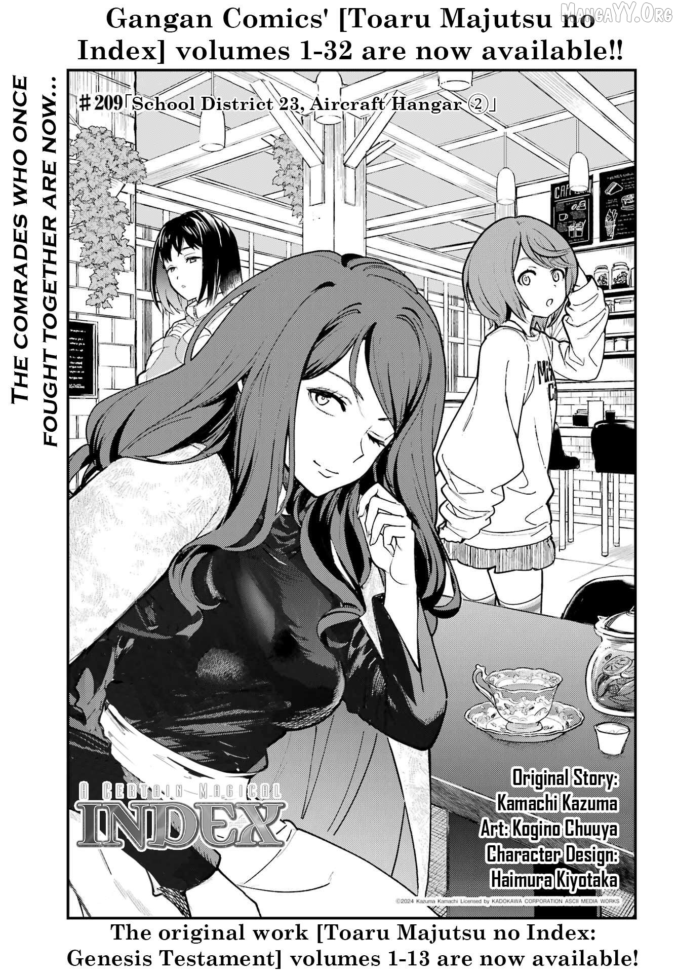 To Aru Majutsu no Kinsho Mokuroku Chapter 209 - page 2