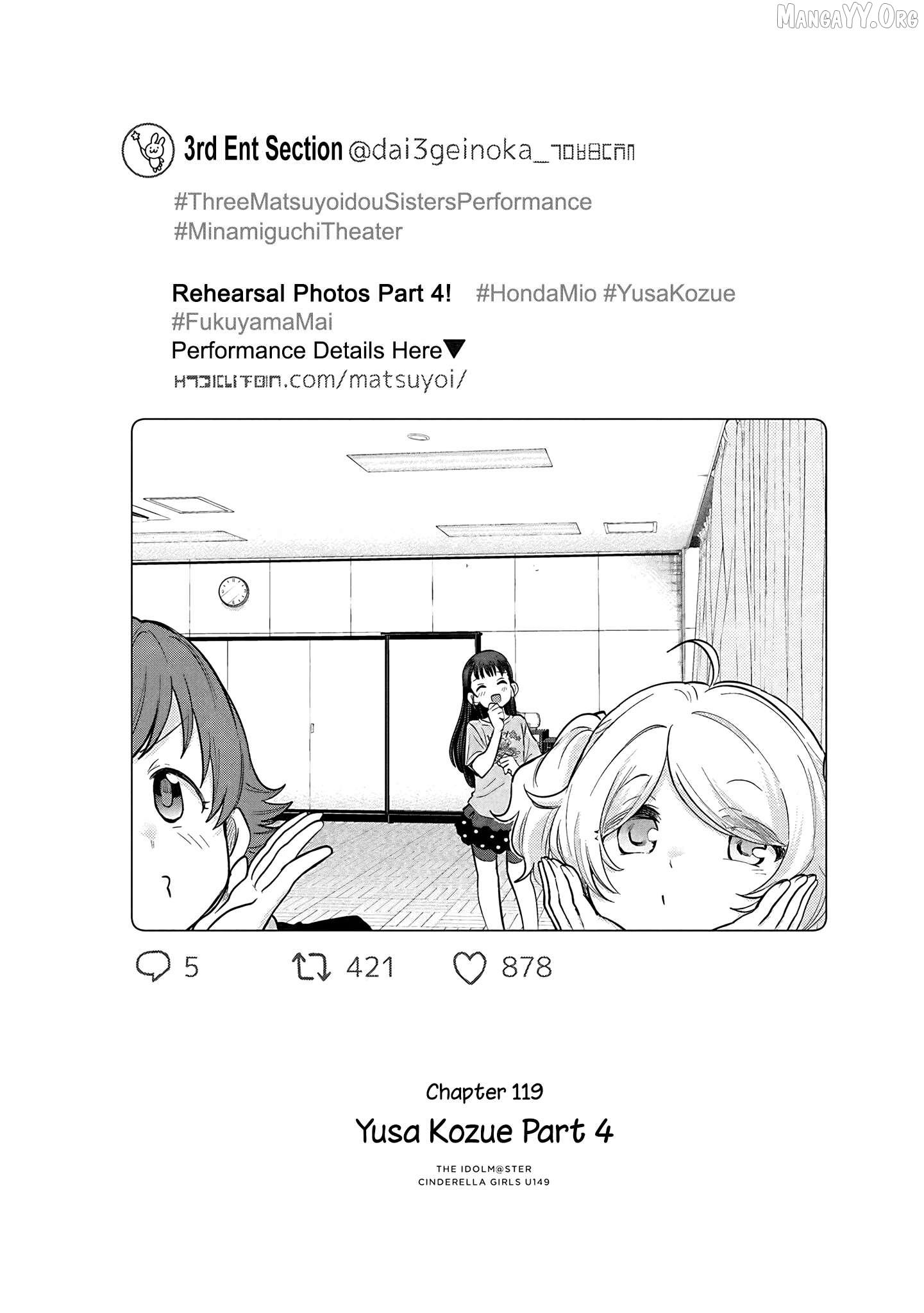 The Idolm@Ster Cinderella Girls - U149 Chapter 122 - page 1