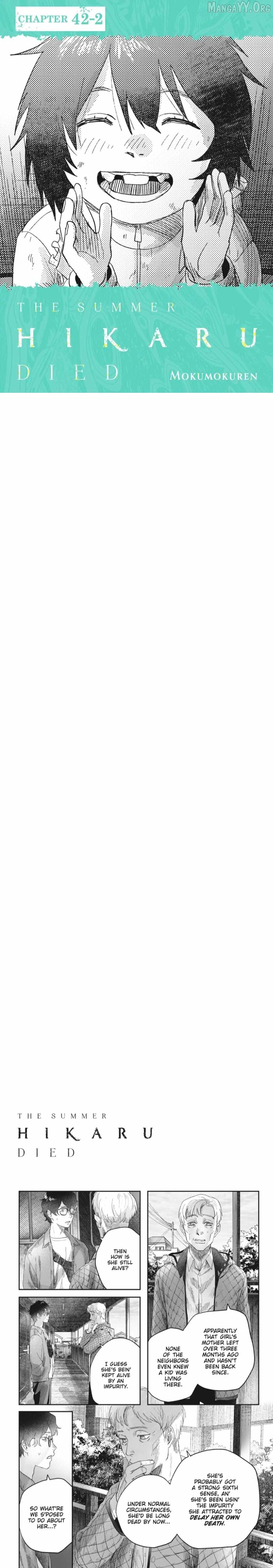 The Summer Hikaru Died Chapter 42.2 - page 1