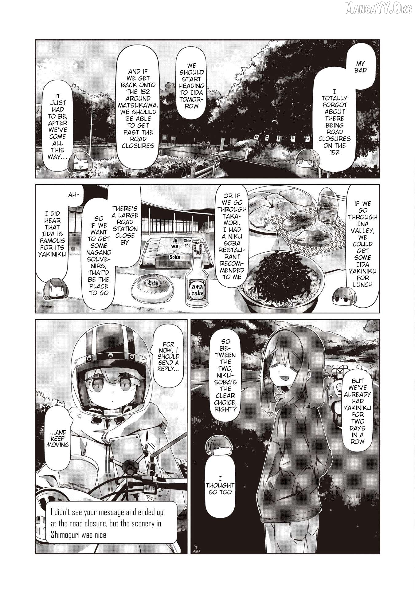 Yurucamp - Manga Chapter 104 - page 4
