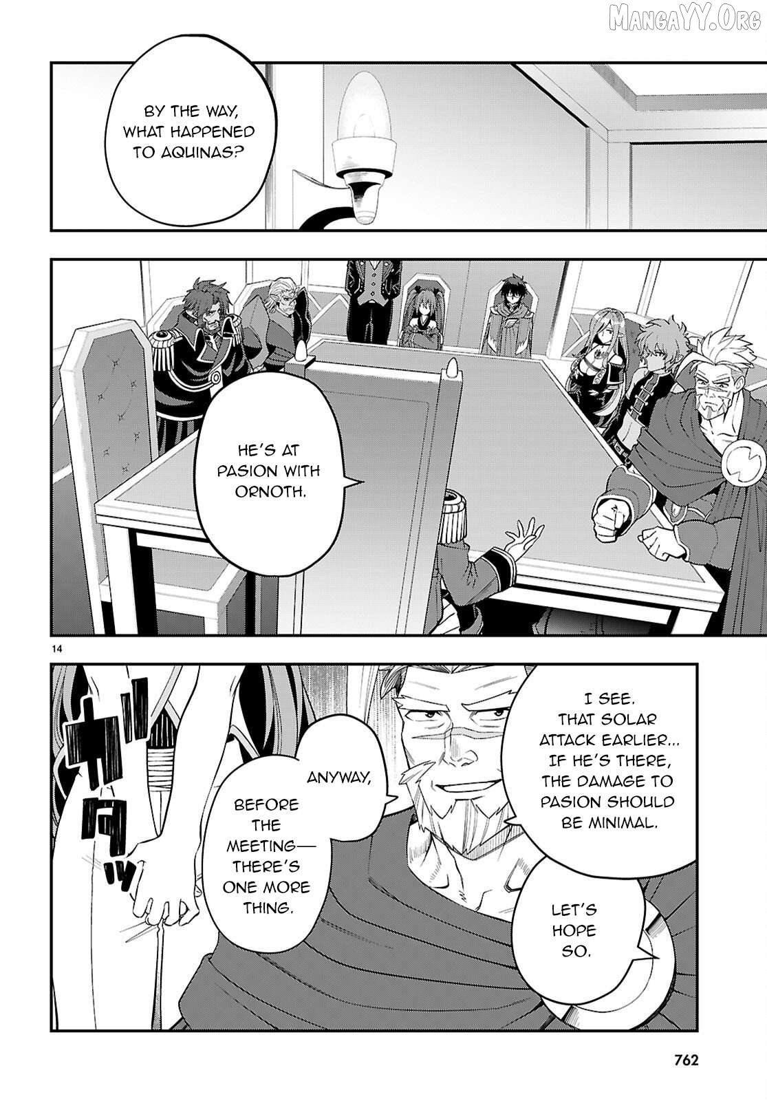 Konjiki no Moji Tsukai - Yuusha Yonin ni Makikomareta Unique Cheat Chapter 123 - page 14