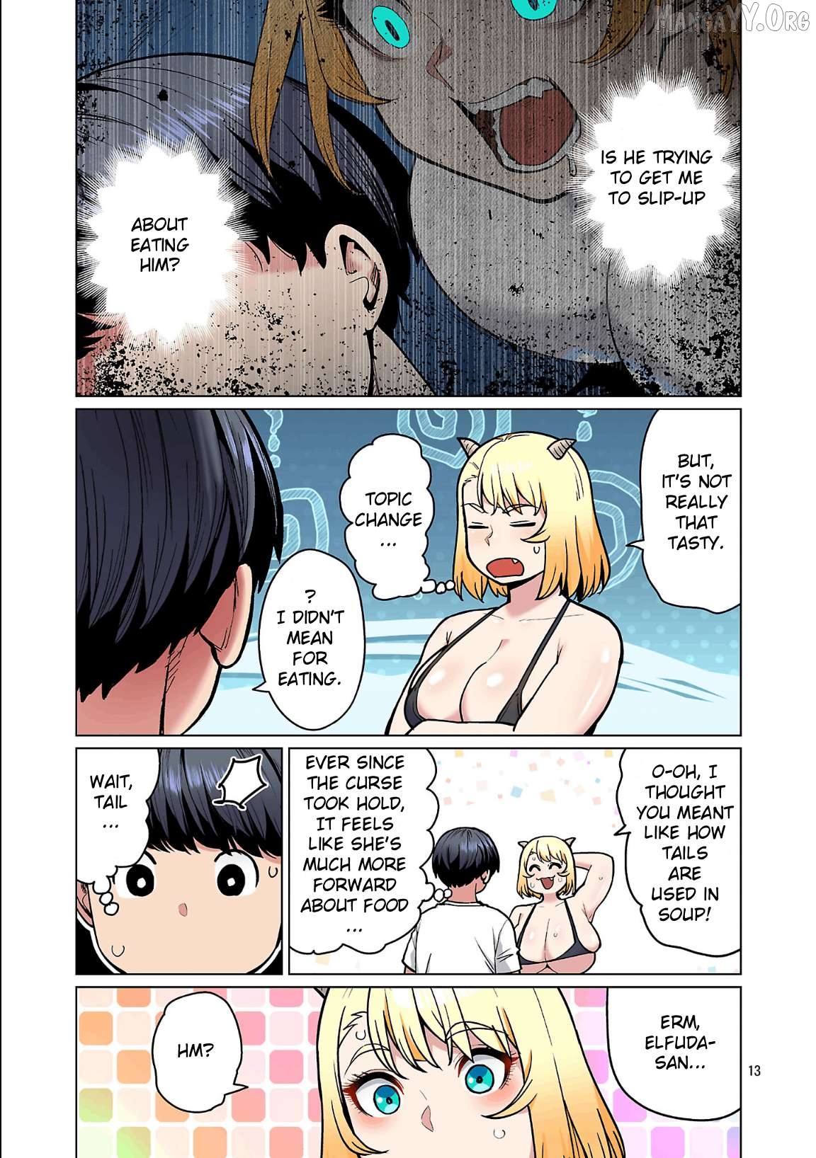 Shin Elf-san wa Yaserarenai. Chapter 27 - page 15