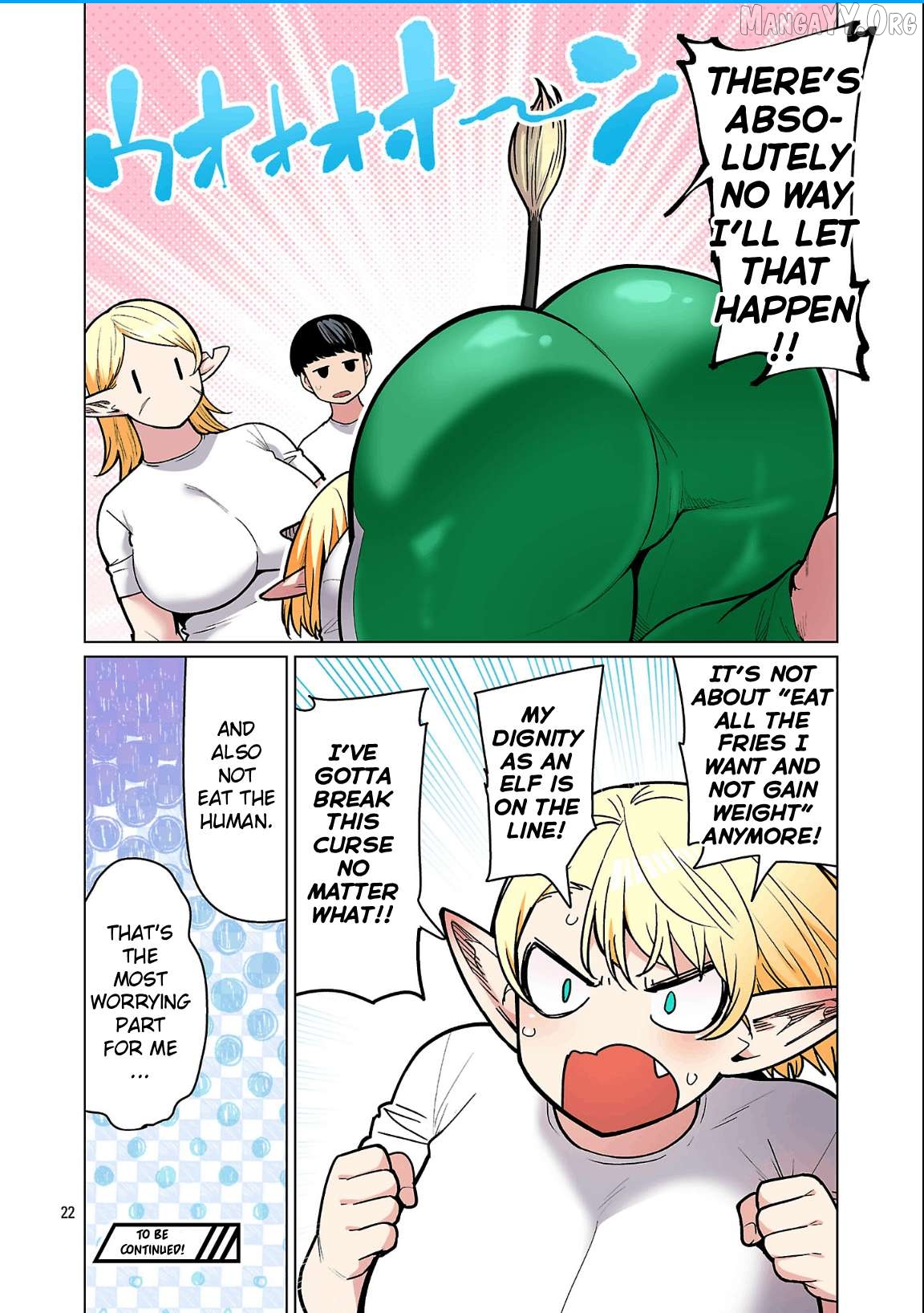 Shin Elf-san wa Yaserarenai. Chapter 27 - page 24