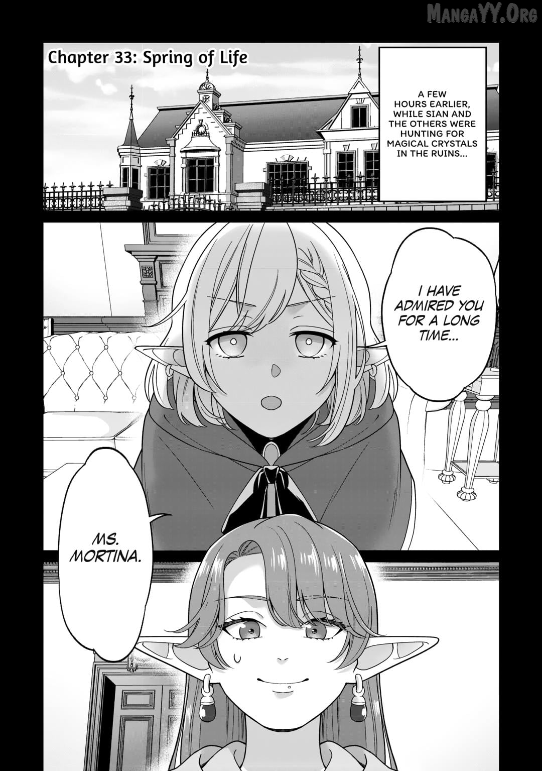 After Receiving the Sacred Item “Cup” That Can Only Produce Water, I Decided To Live Freely in Barren Land Chapter 33 - page 1