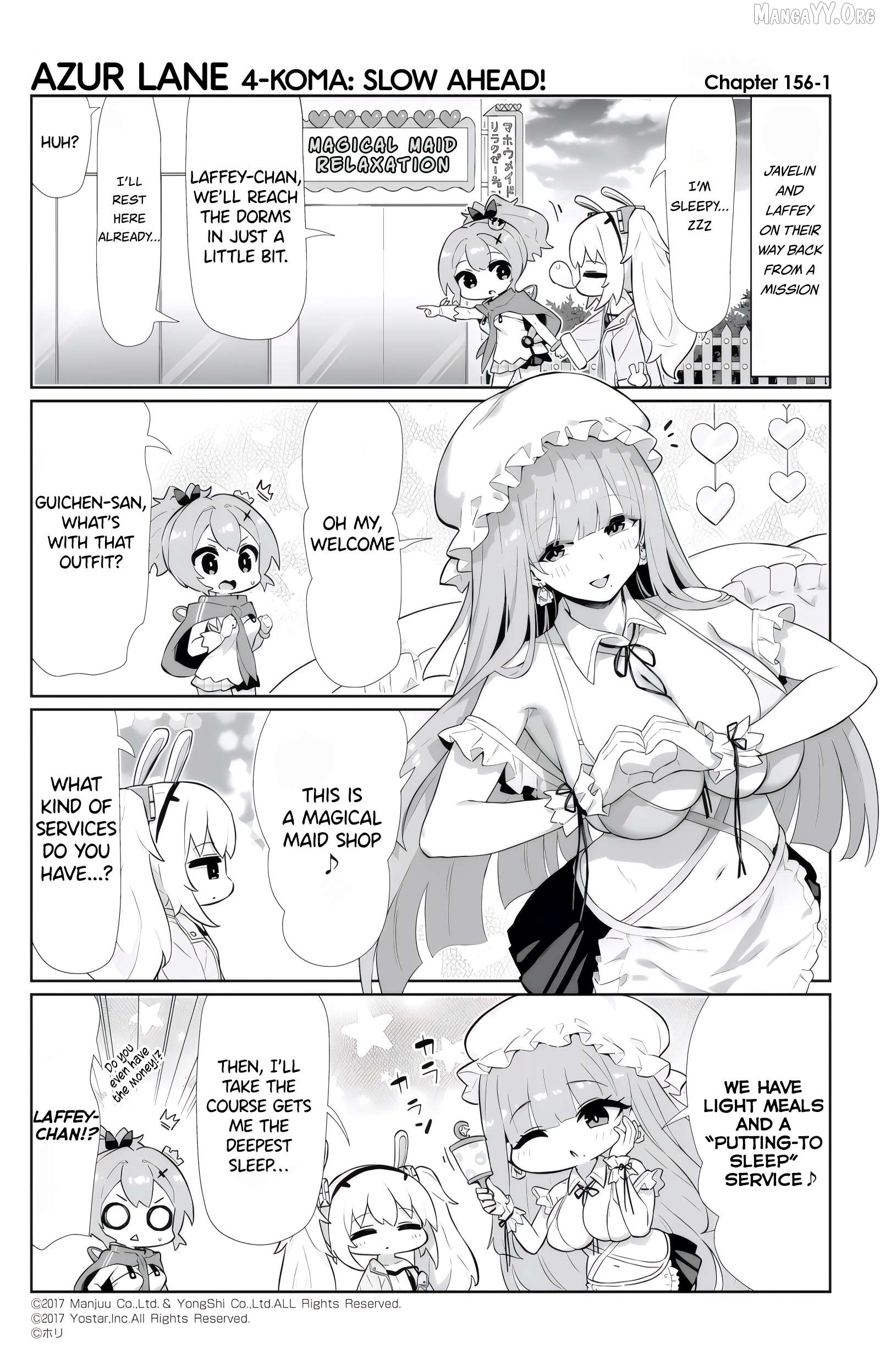 Azur Lane 4-Koma: Slow Ahead Chapter 156 - page 1
