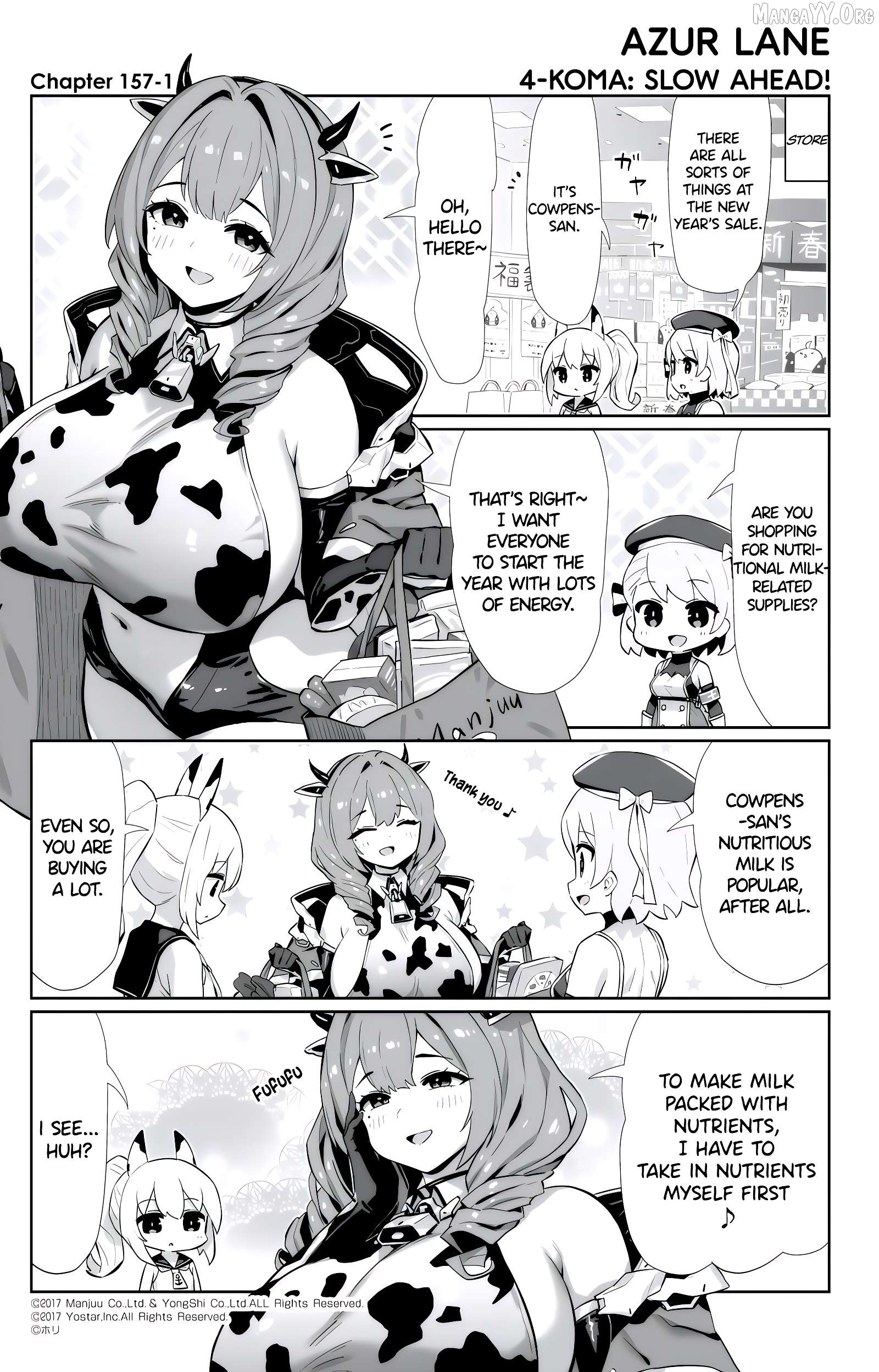 Azur Lane 4-Koma: Slow Ahead Chapter 157 - page 1