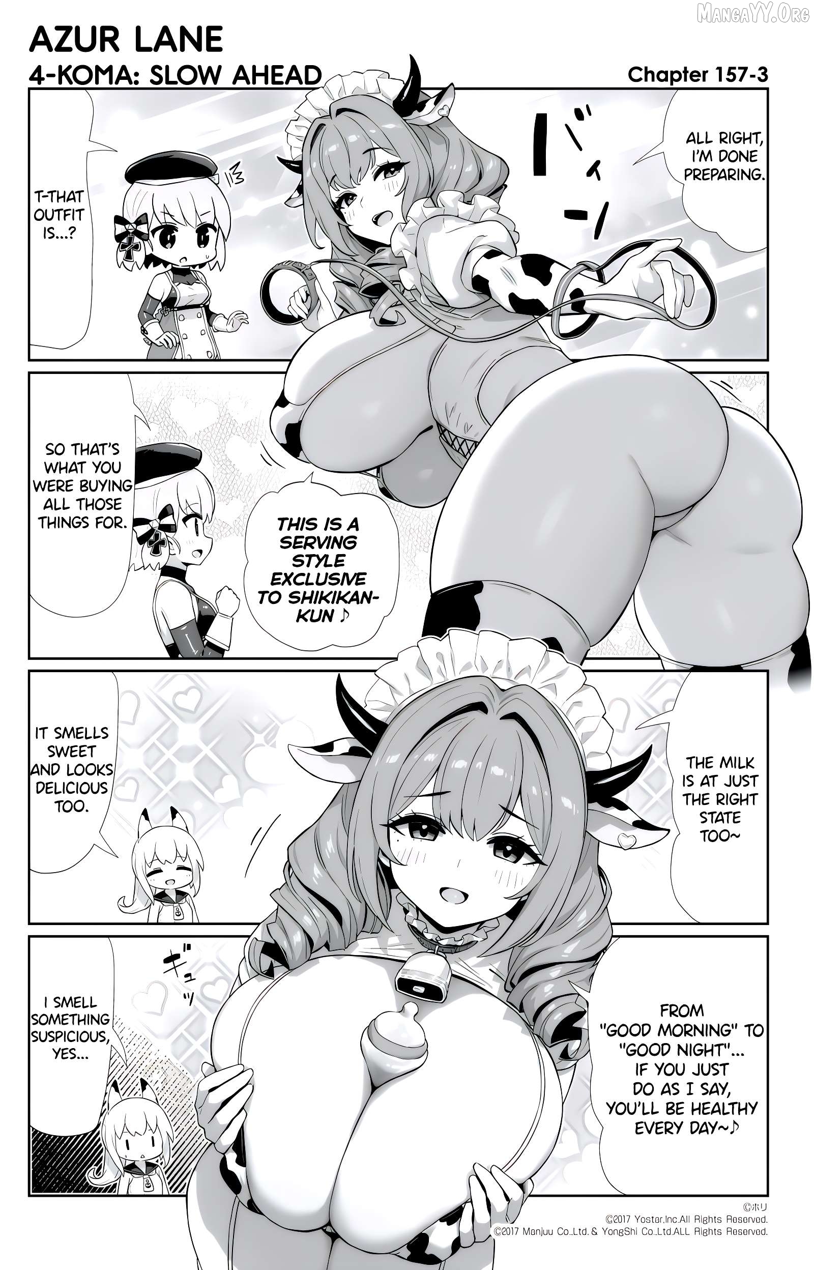 Azur Lane 4-Koma: Slow Ahead Chapter 157 - page 3
