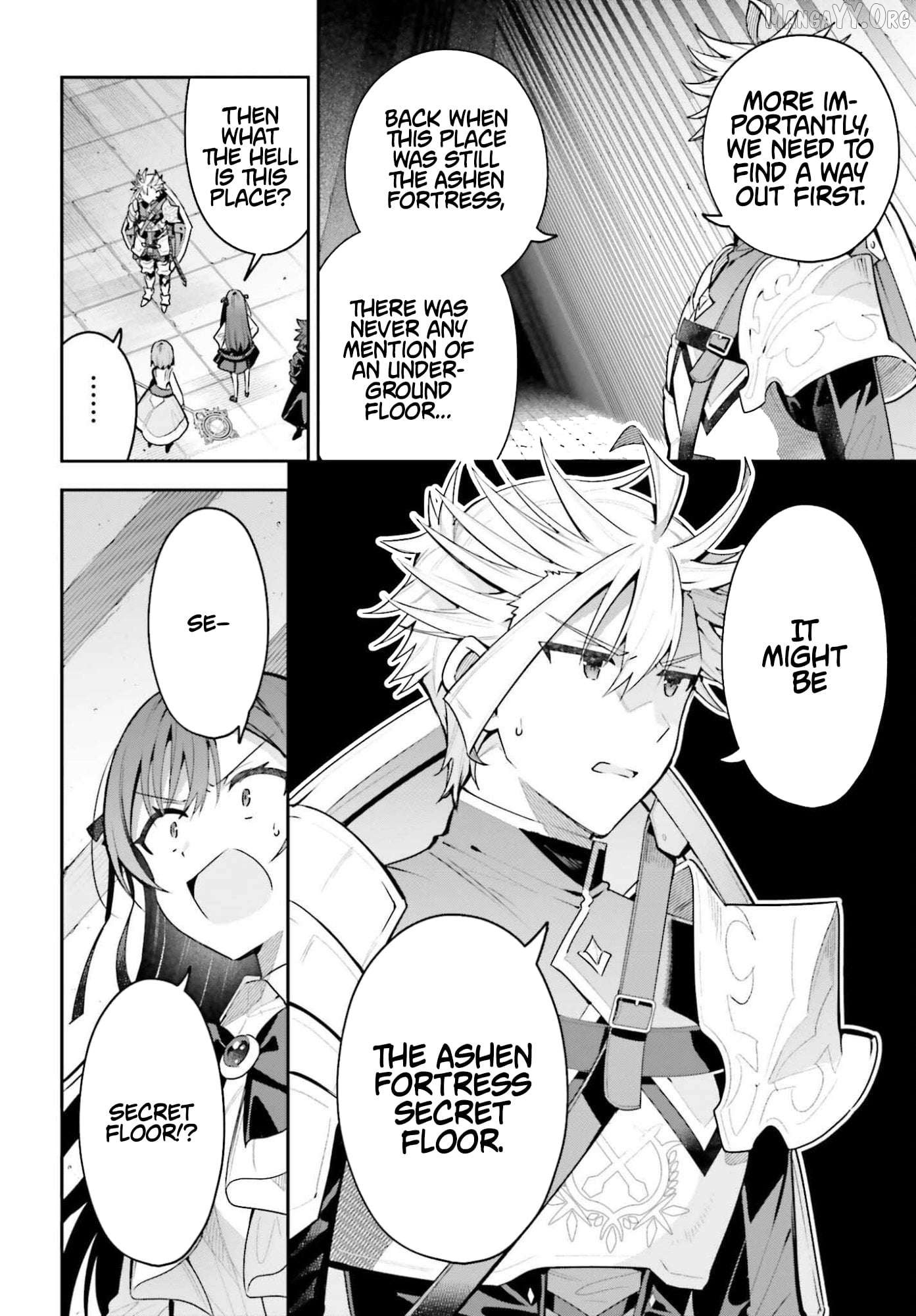 I’m the guild receptionist, but since I don’t want to work overtime, I think I’ll just solo the boss Chapter 46.1 - page 4