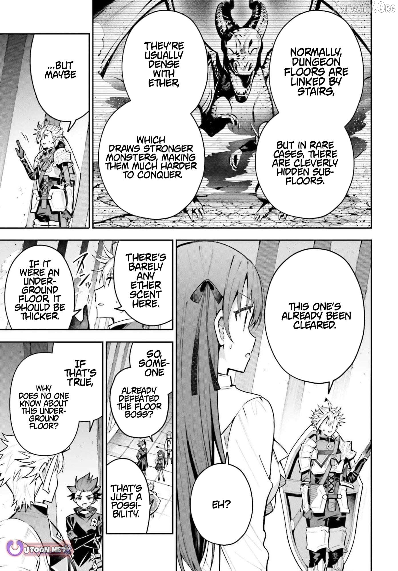 I’m the guild receptionist, but since I don’t want to work overtime, I think I’ll just solo the boss Chapter 46.1 - page 5