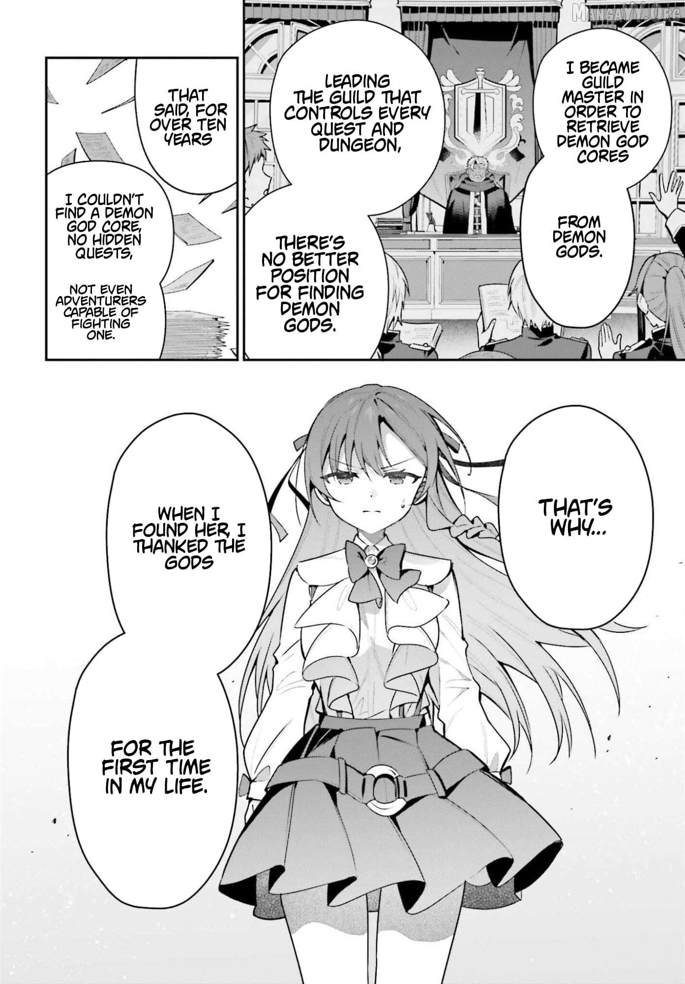 I’m the guild receptionist, but since I don’t want to work overtime, I think I’ll just solo the boss Chapter 46.2 - page 8